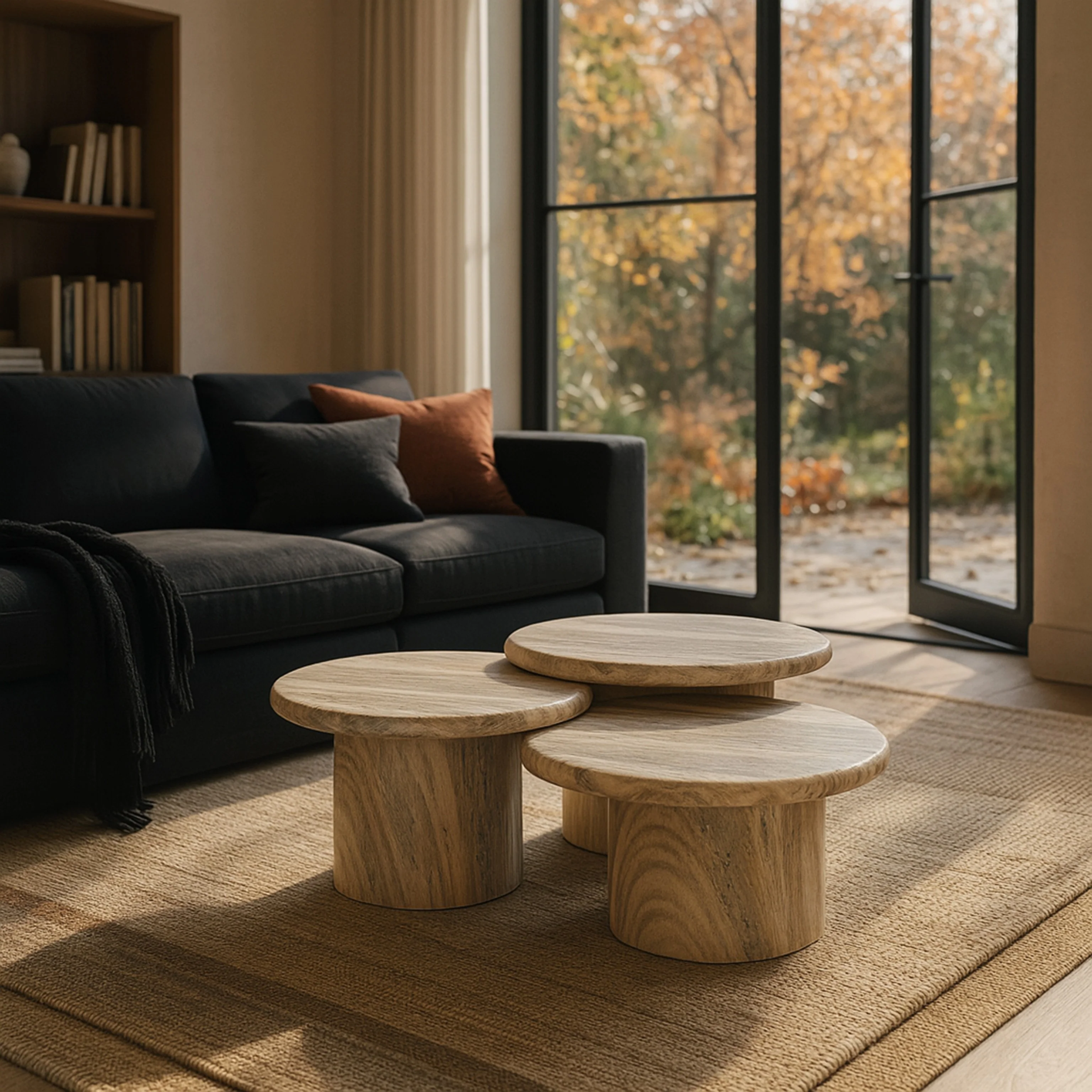 Emara 3-Piece Coffee Table - Image 2