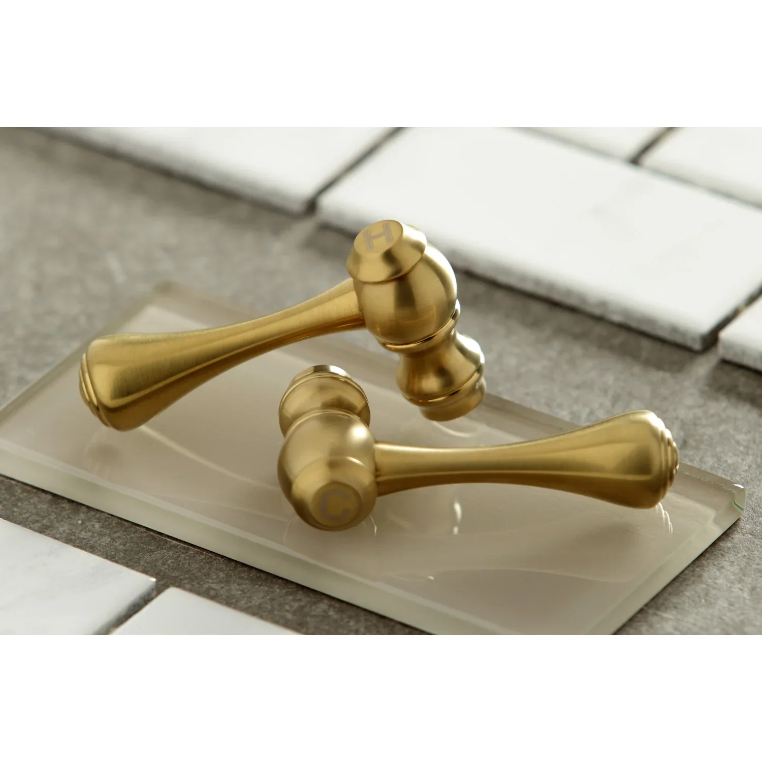 English Country Wall Mount Bathroom Faucet - Image 9