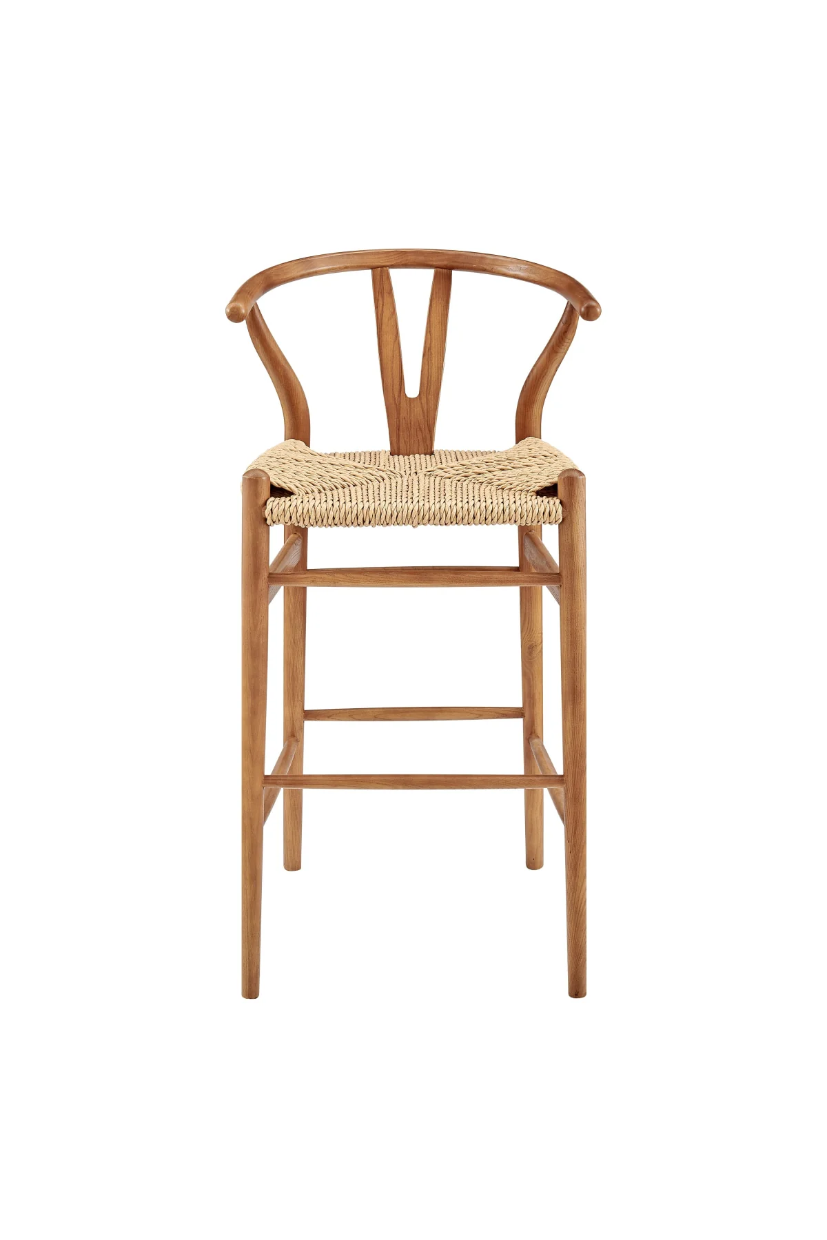 Evelina Outdoor Bar Stool - Golden Ash/Natural