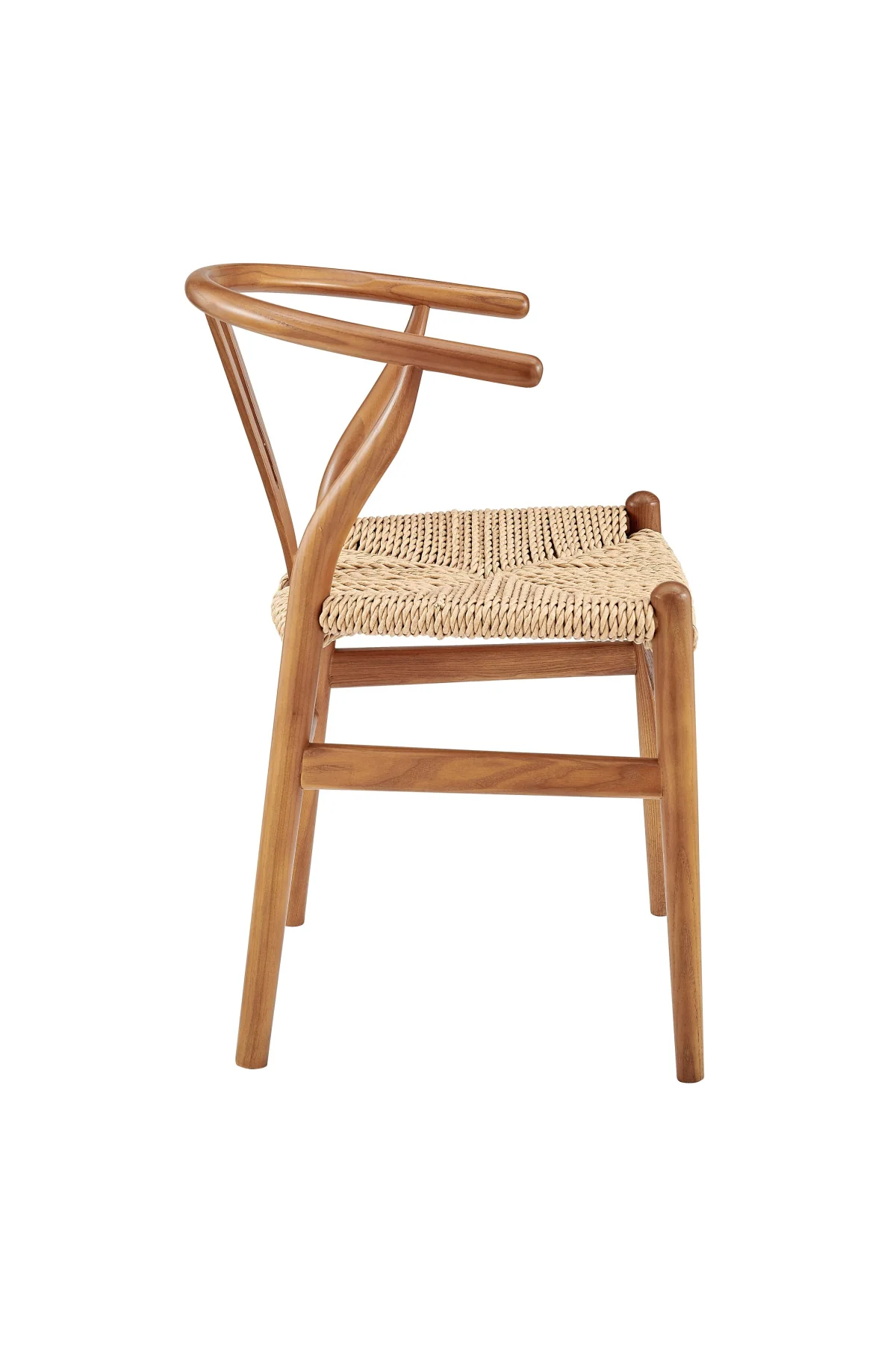 Evelina Outdoor Side Chair - Golden Ash/Natural - Set of 2 - Image 3