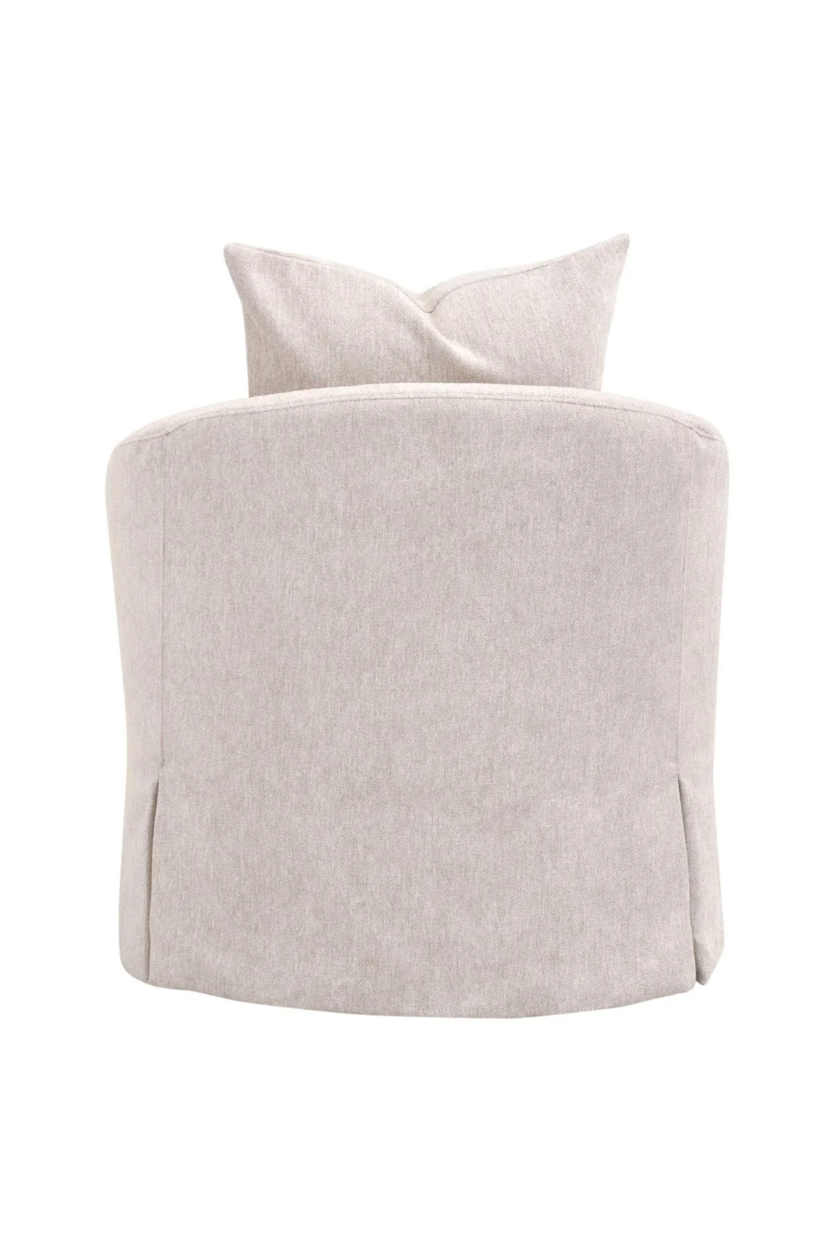 Faye Slipcover Swivel Club Chair - Image 5