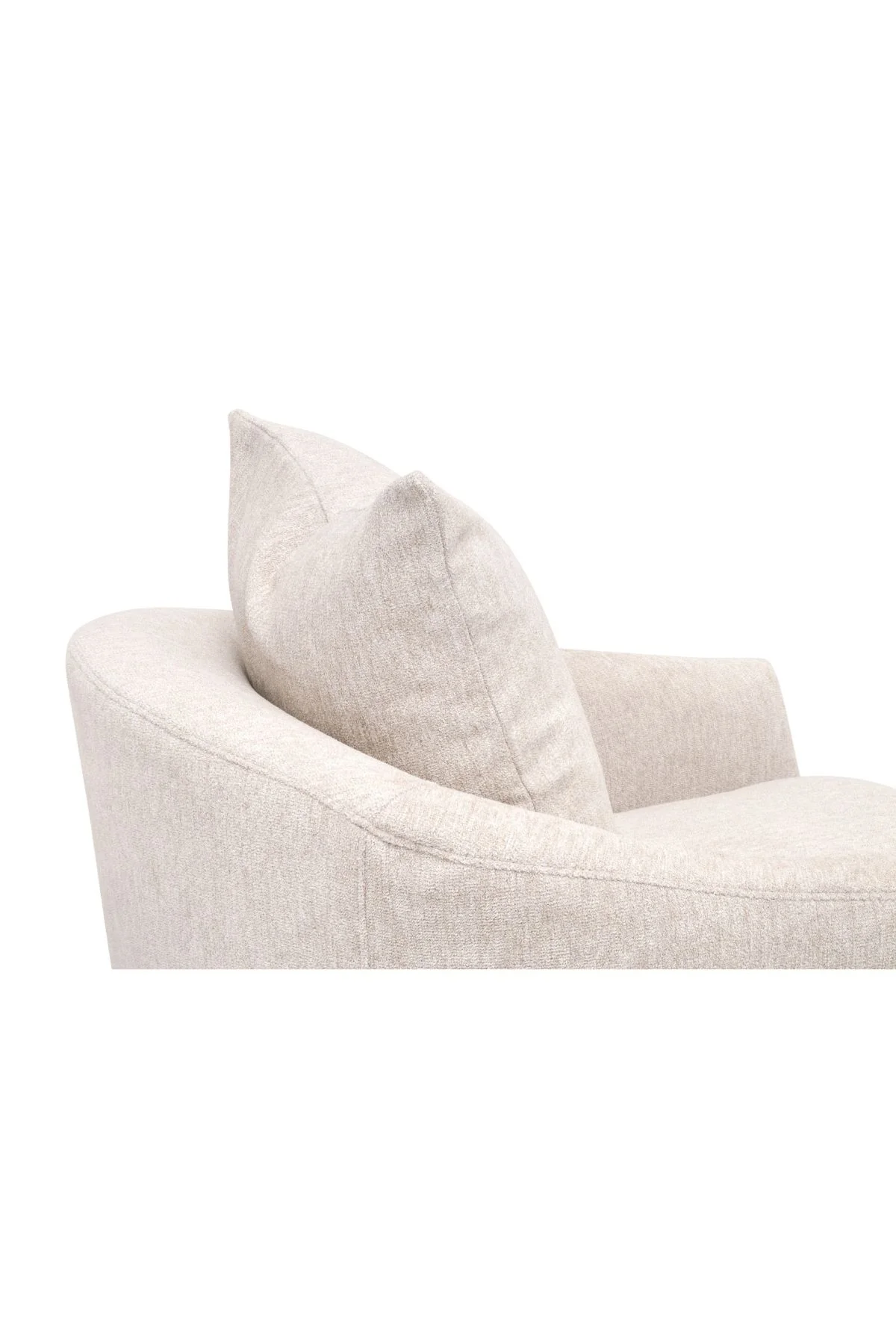 Faye Slipcover Swivel Club Chair - Image 8