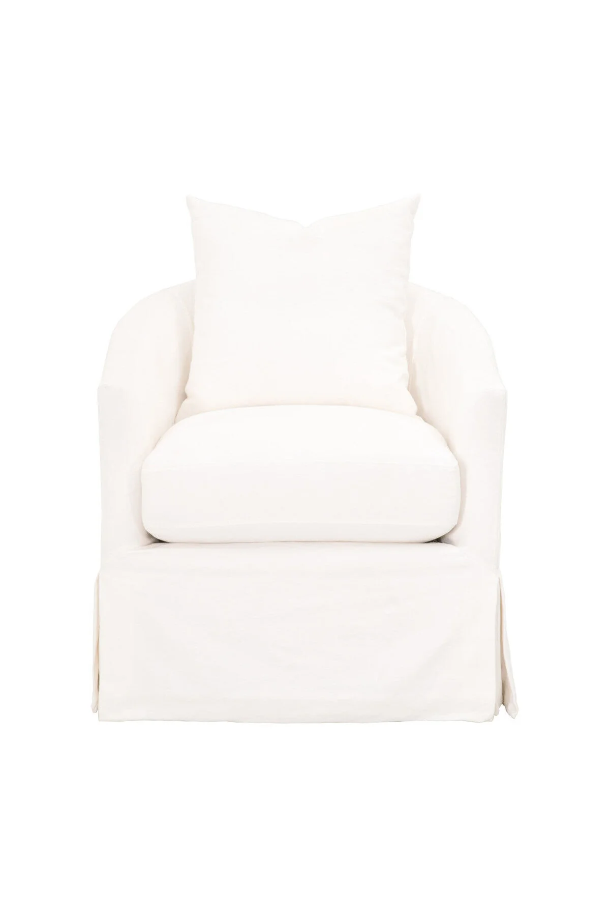 Faye Swivel Chair - Creme