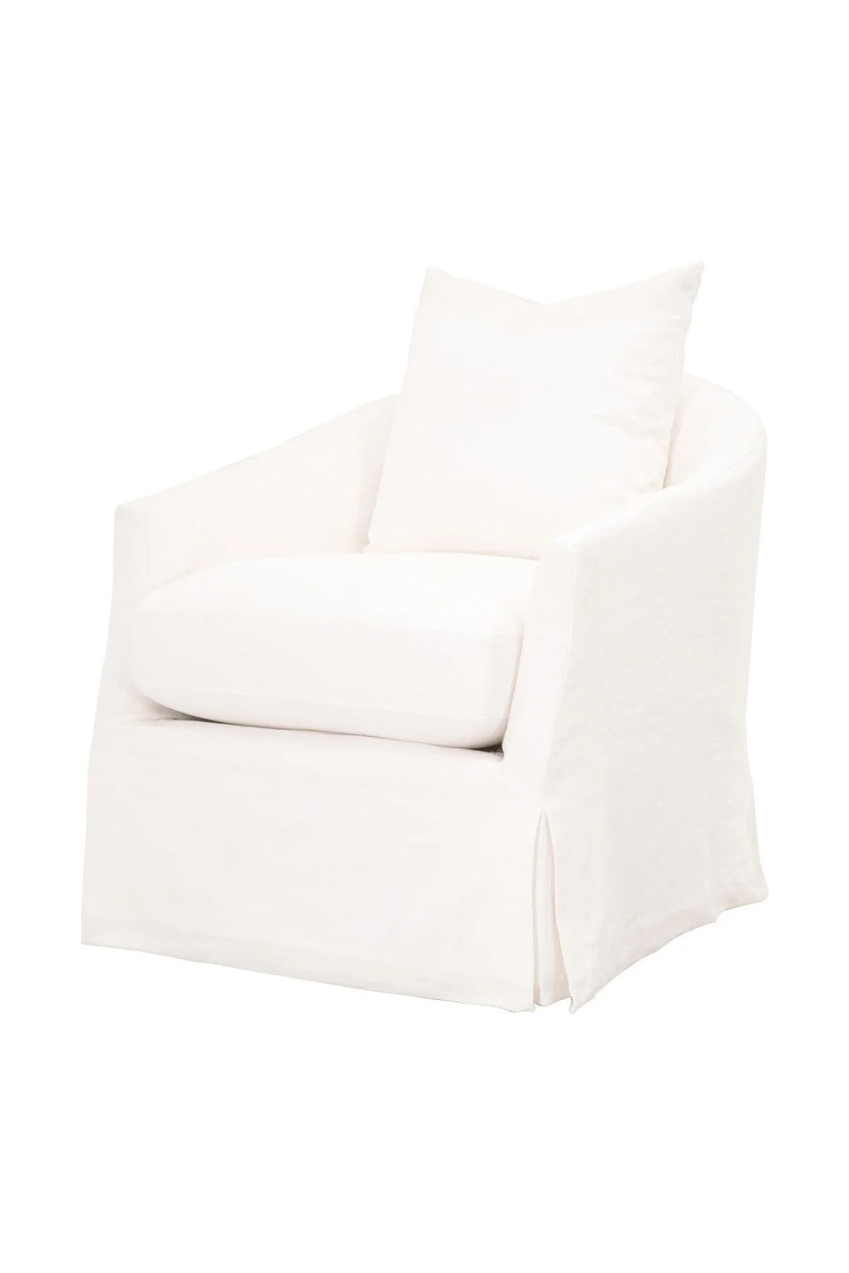Faye Swivel Chair - Creme - Image 2