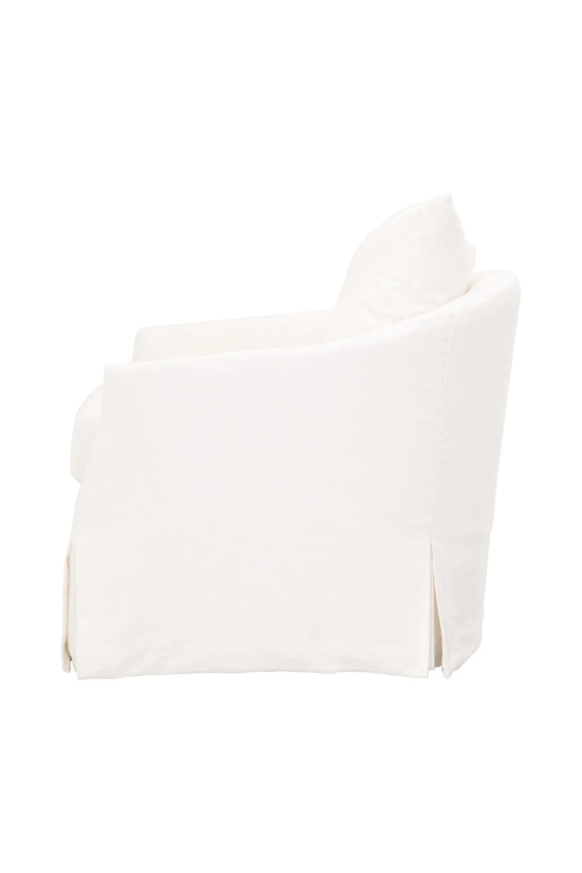 Faye Swivel Chair - Creme - Image 3