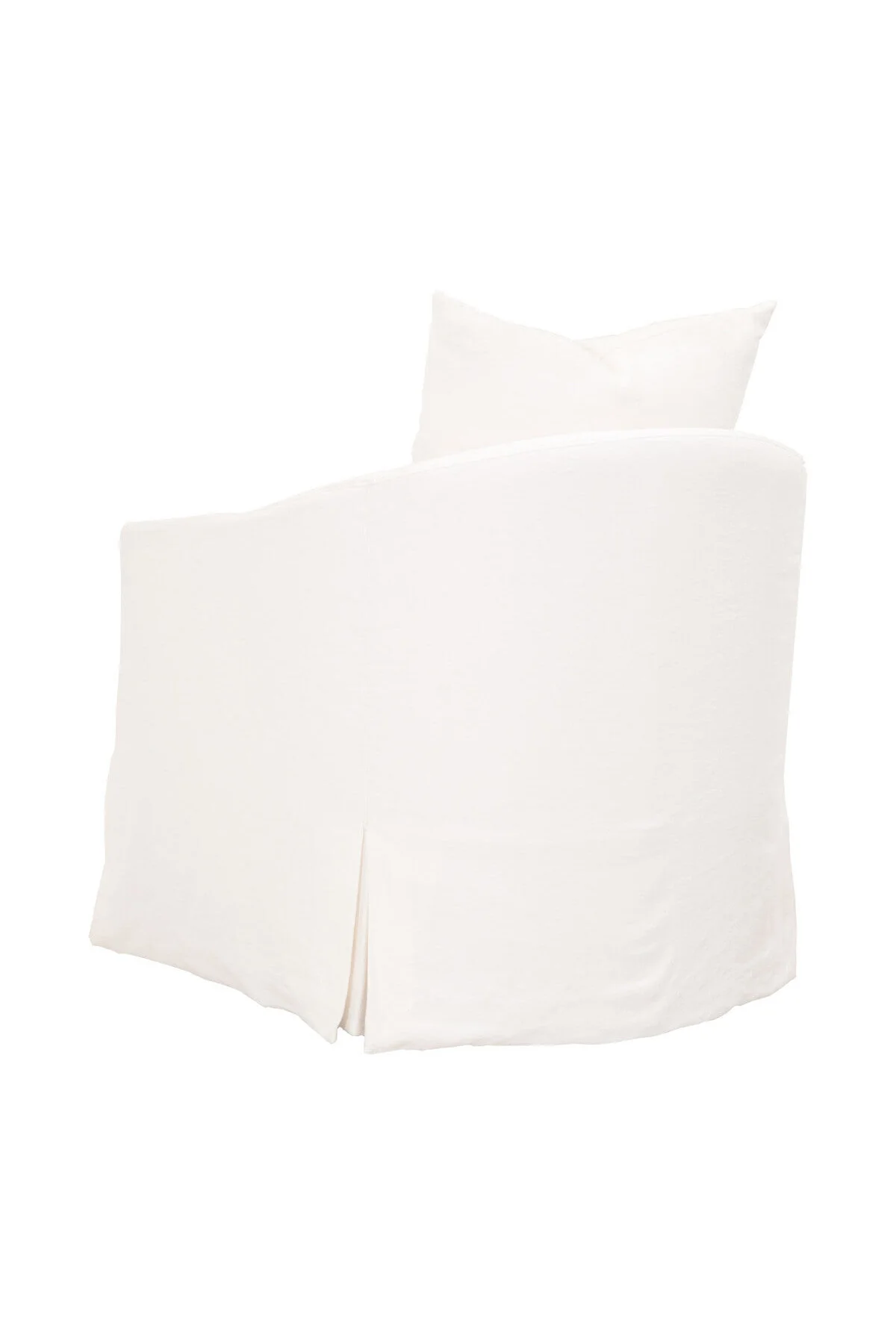 Faye Swivel Chair - Creme - Image 4