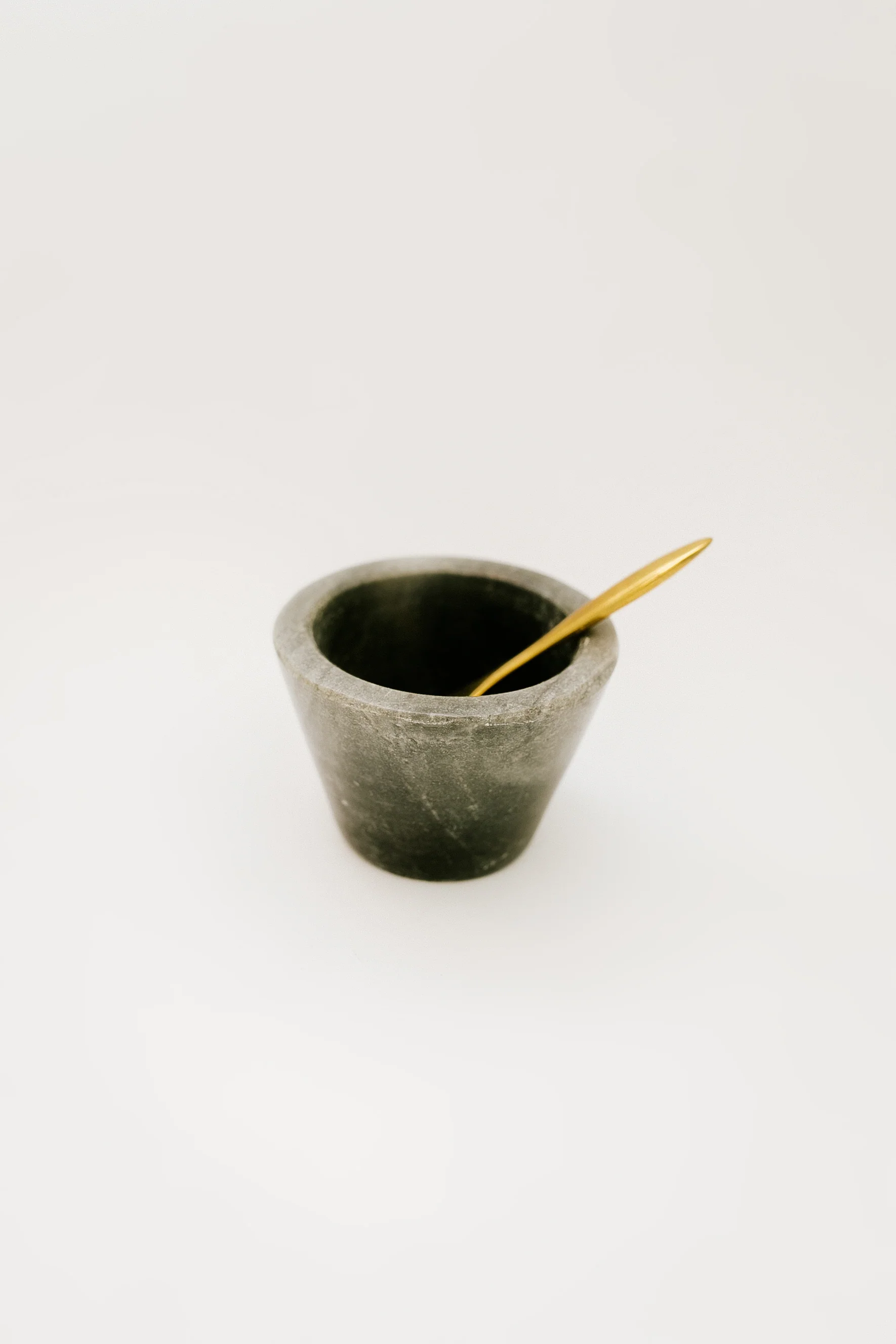 Felicity Marble Bowl w Brass Spoon - 3 Colors - Image 5