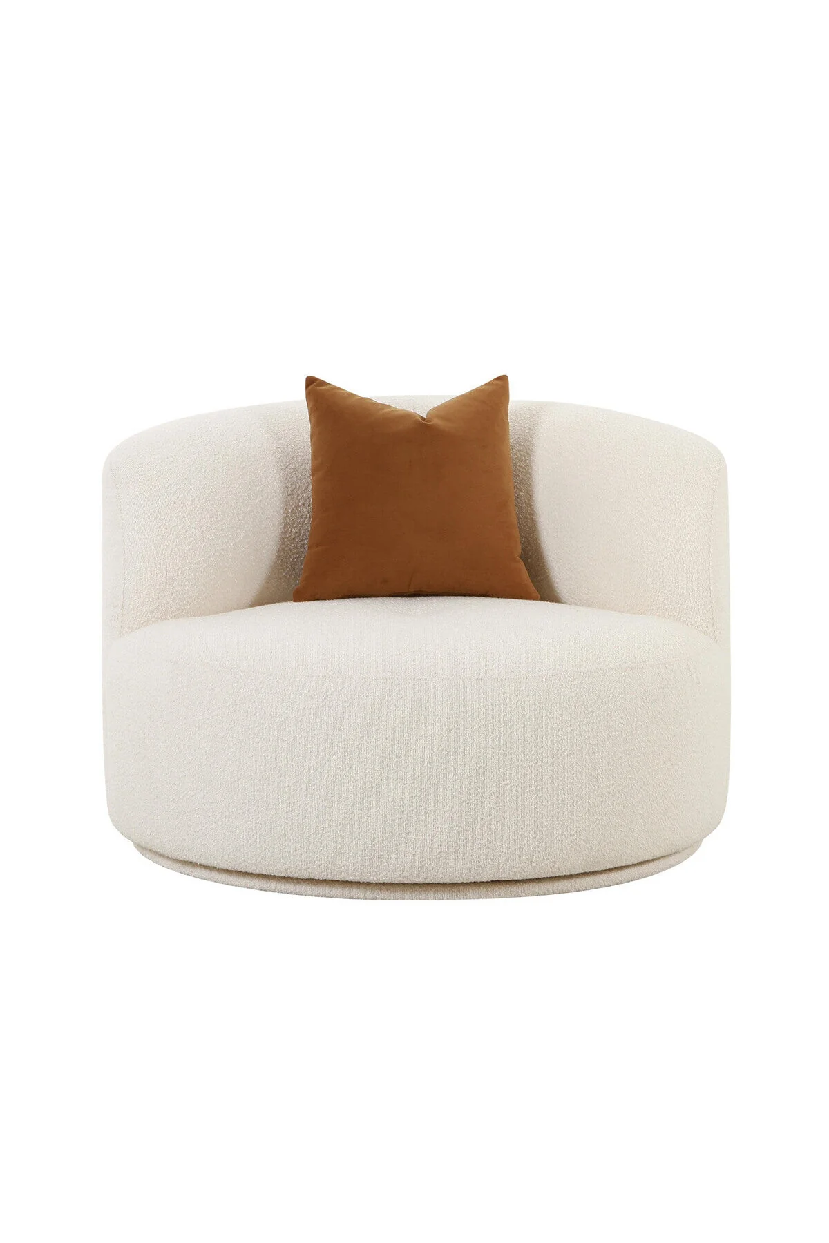 Fickle Boucle Swivel Chair