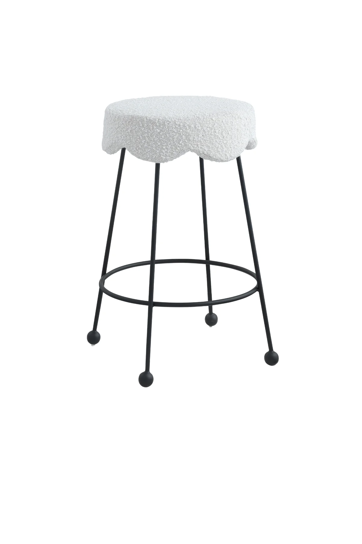 Fleur Boucle Counter Stool - Image 2