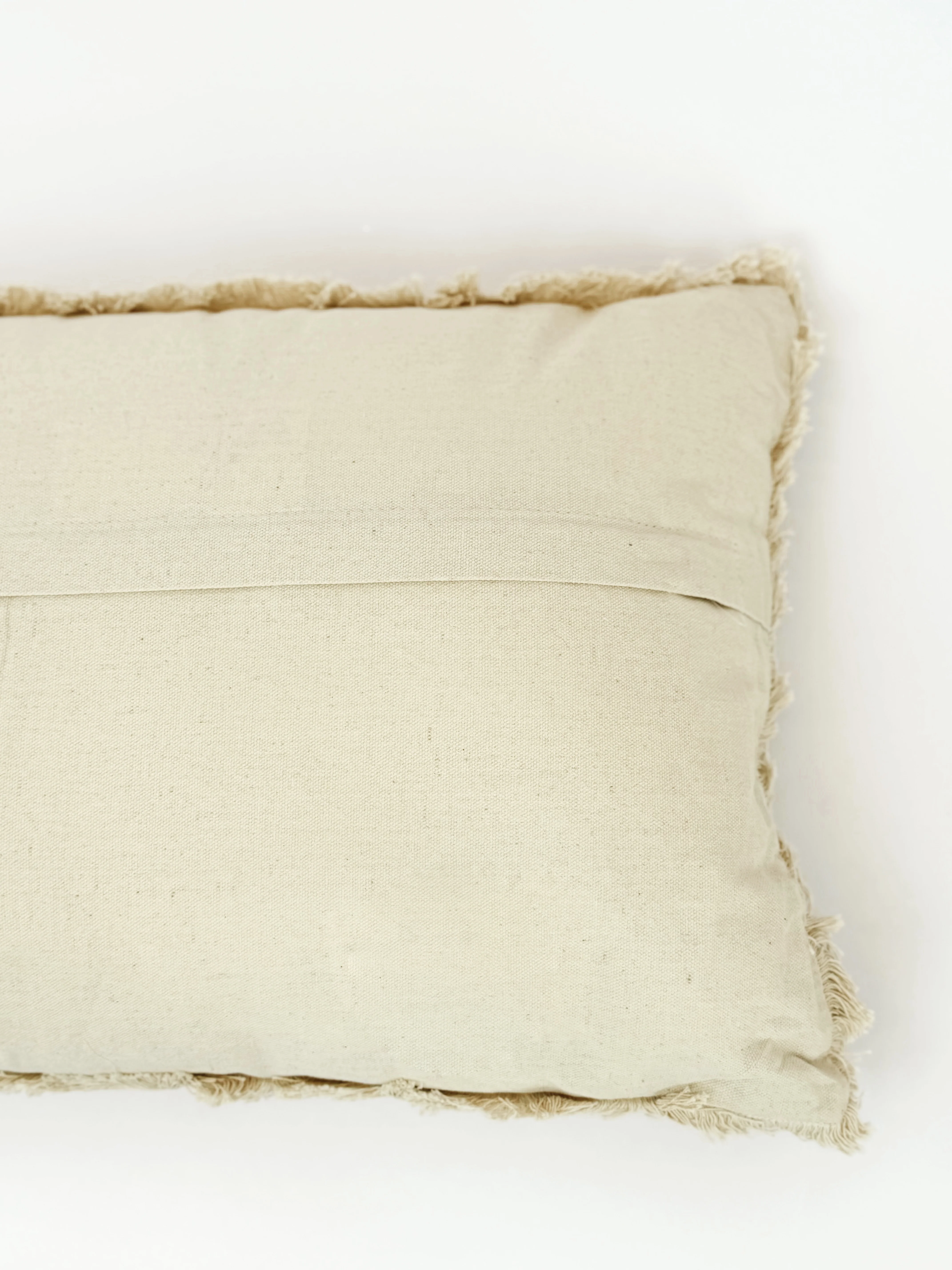 Floral Block Print Lumbar Pillow - 14"x20" - Image 5