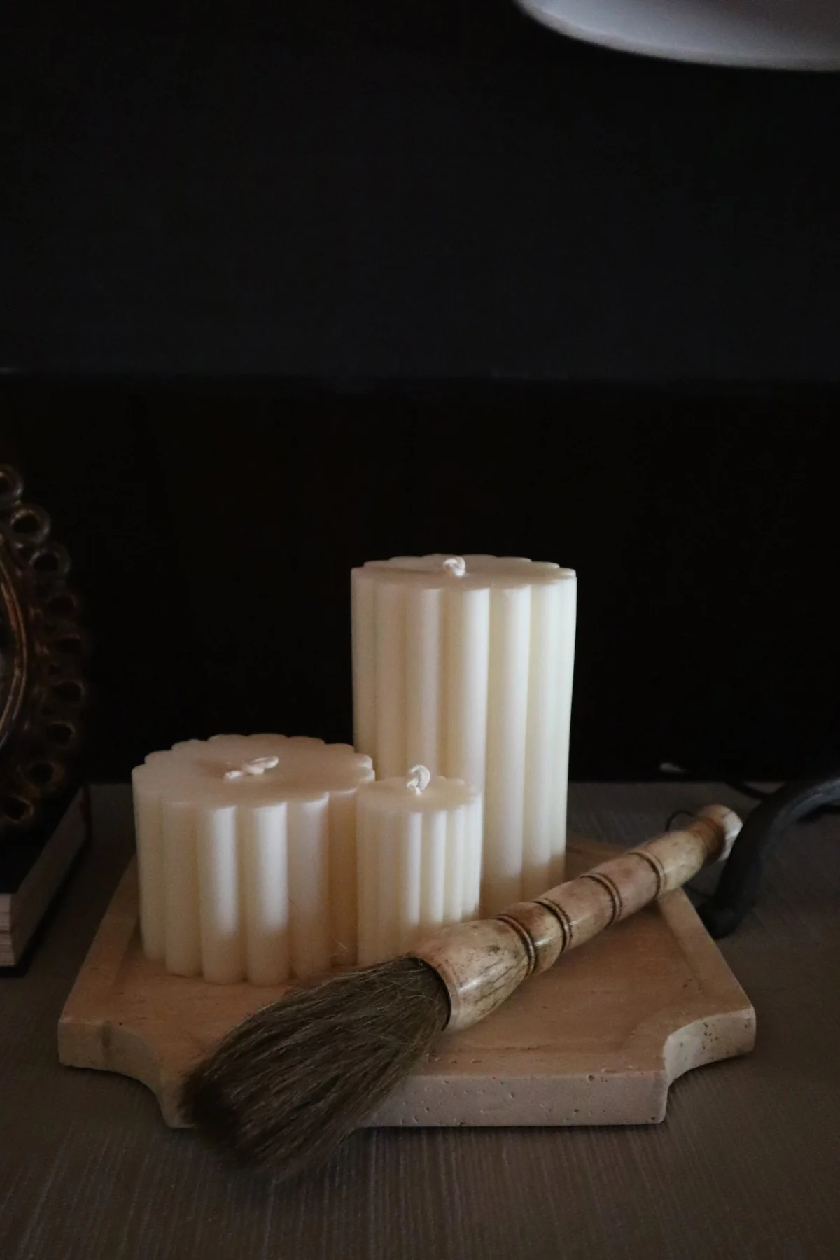 Fluted Pillar Candles - Set of 3 - Image 4