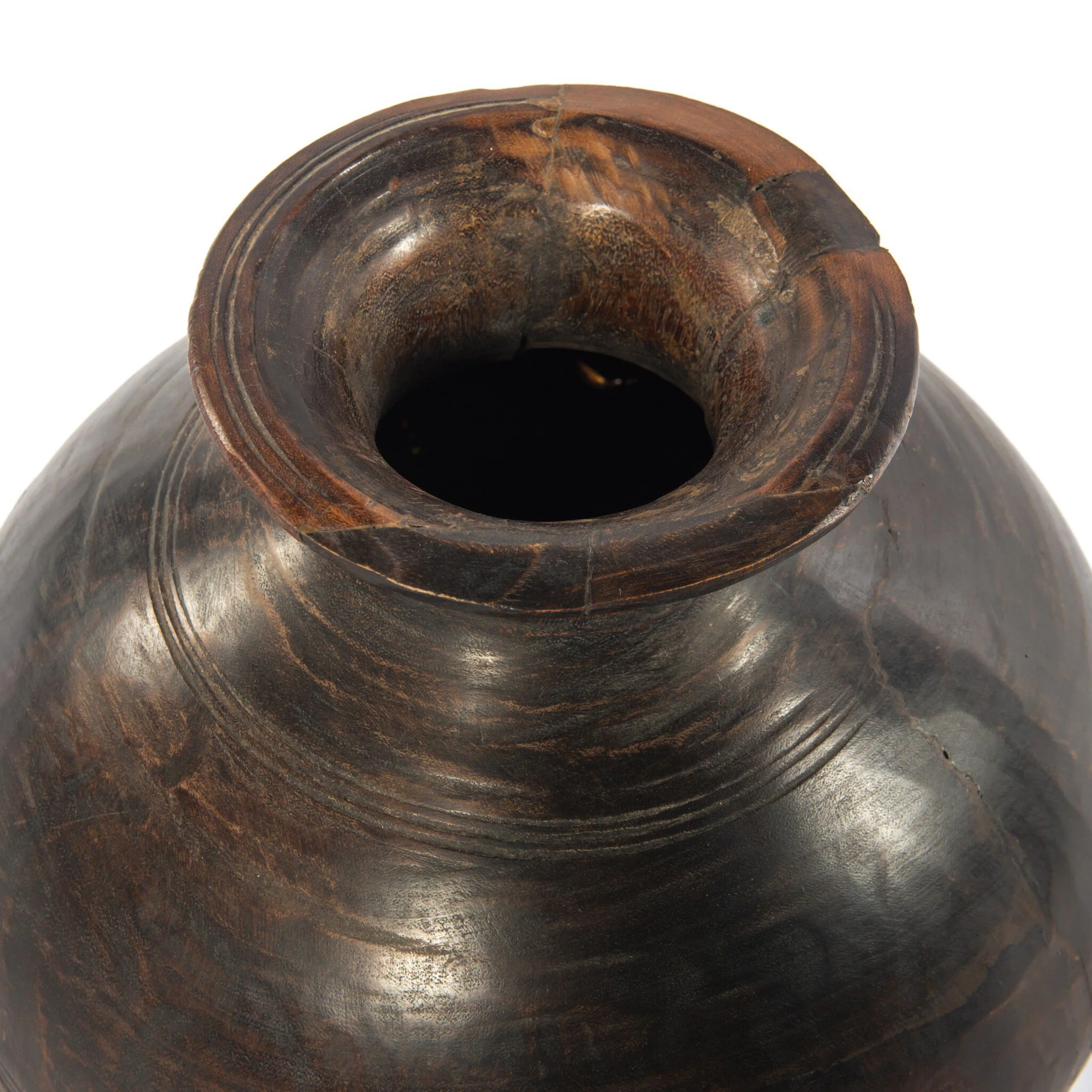 Found Wooden Jar - Image 5