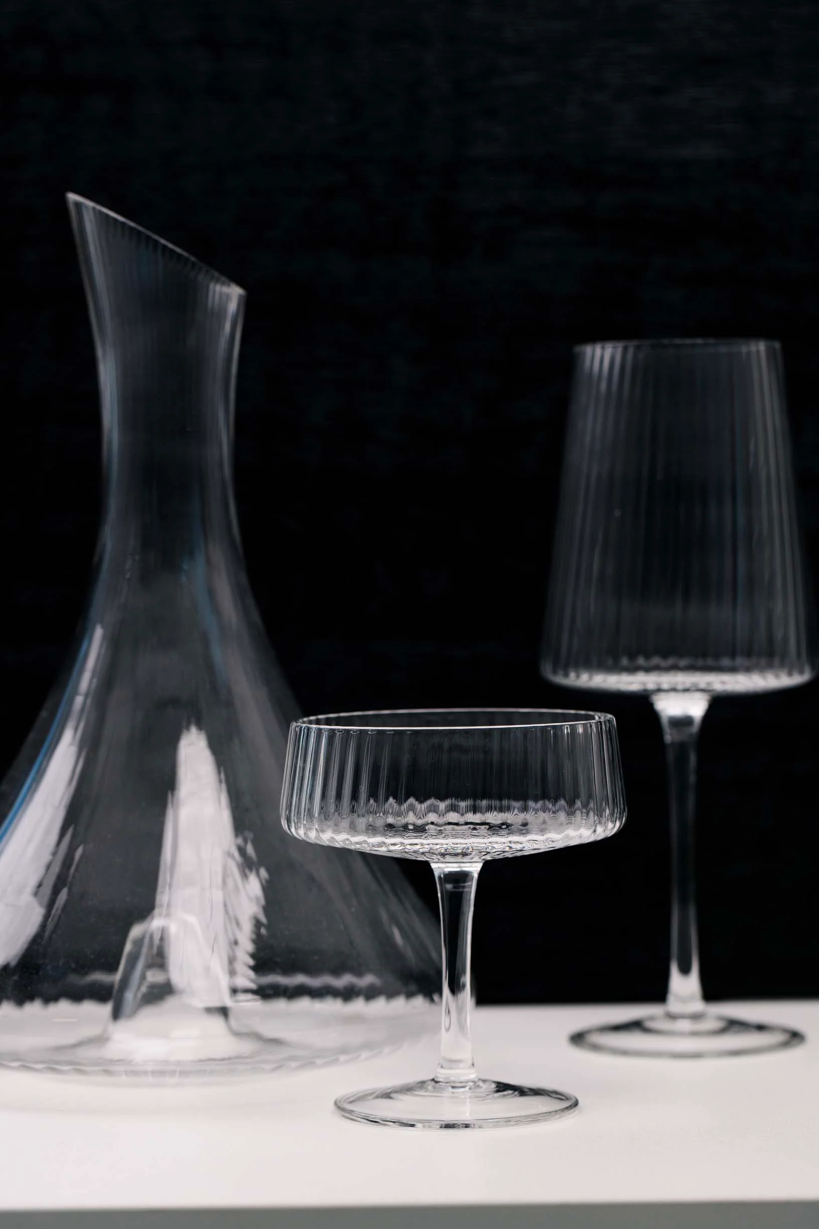 Francesca Fluted Textured Decanter - Image 3