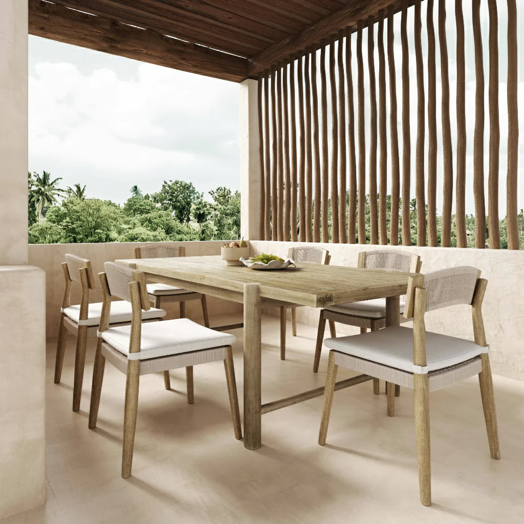 Gata Outdoor Dining Chair - Set of 2 - Image 2