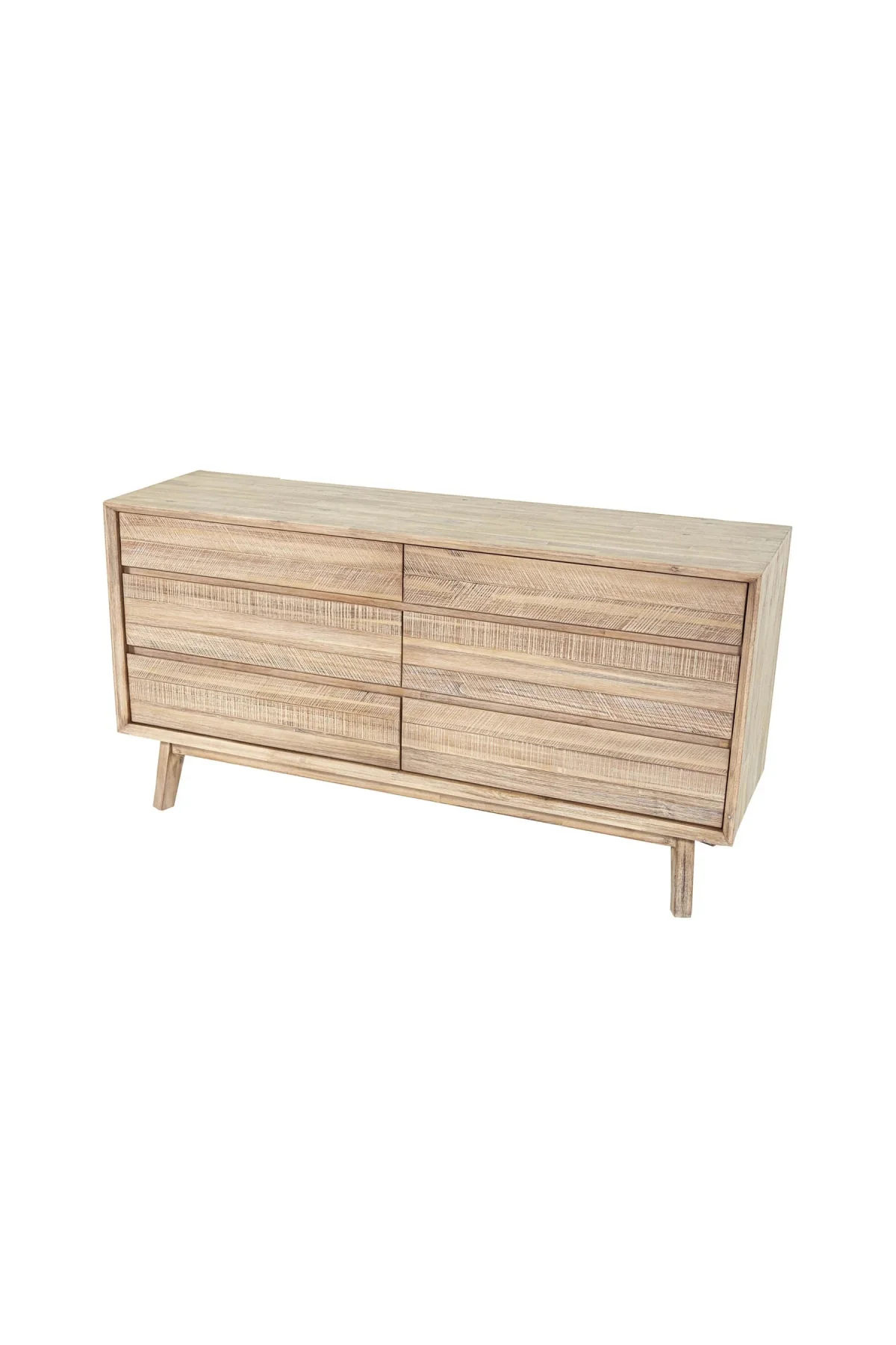 Gia 6-Drawer Dresser - Light Driftwood - Image 3