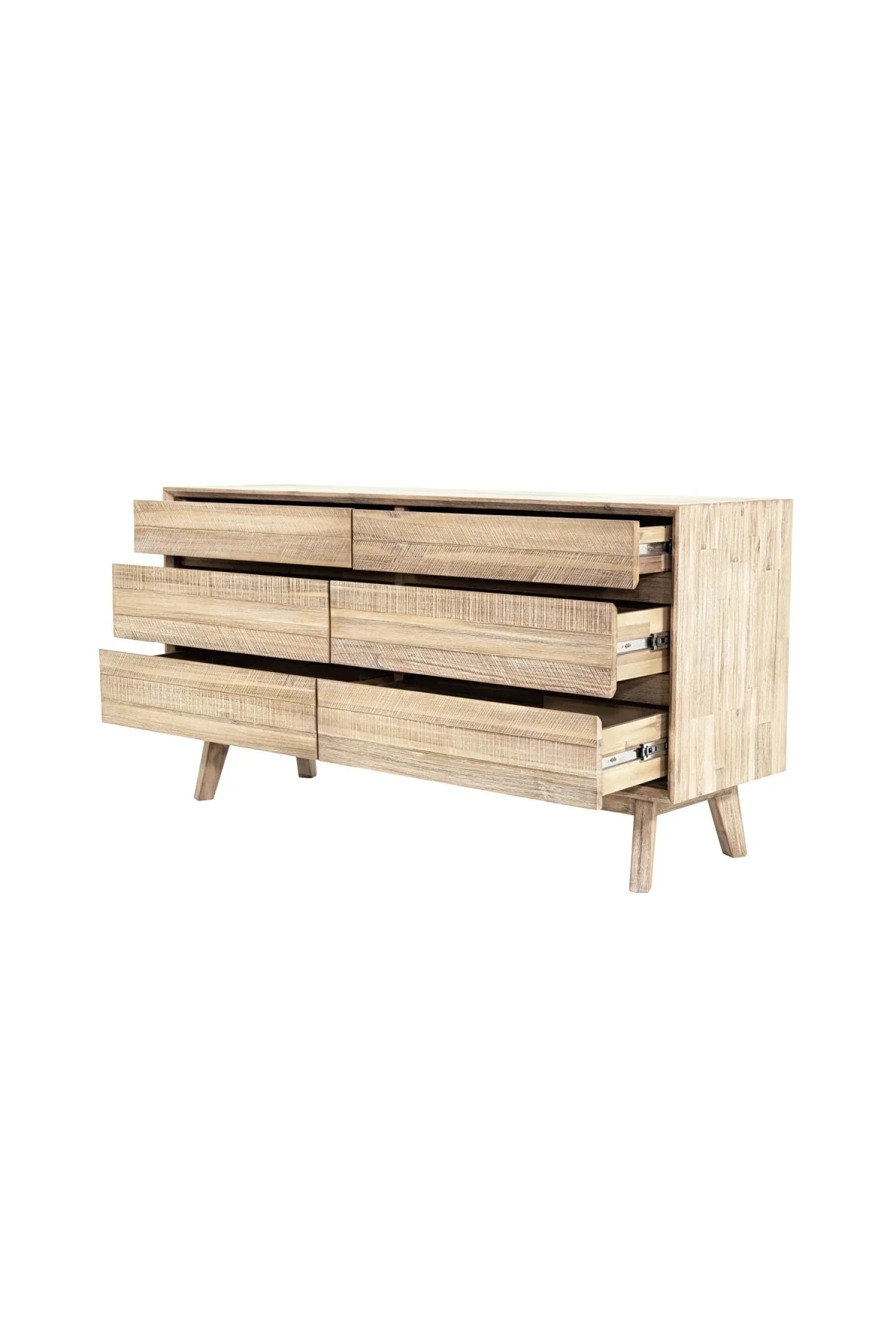 Gia 6-Drawer Dresser - Light Driftwood - Image 6