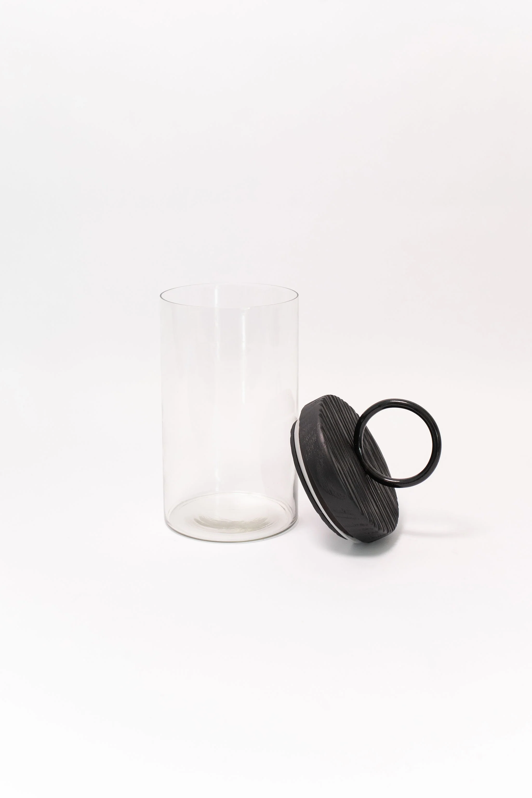 Glass Canister with Black Ring Top - 3 Sizes - Image 5