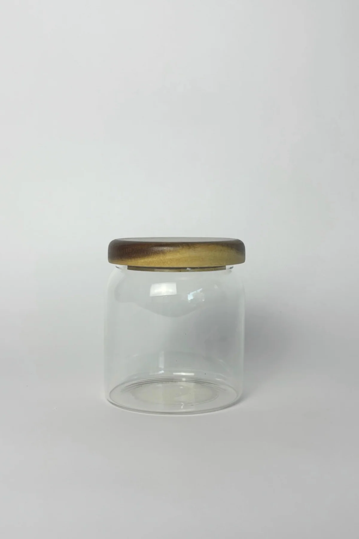 Glass Canister with Wood Lid - 3 Sizes - Image 4