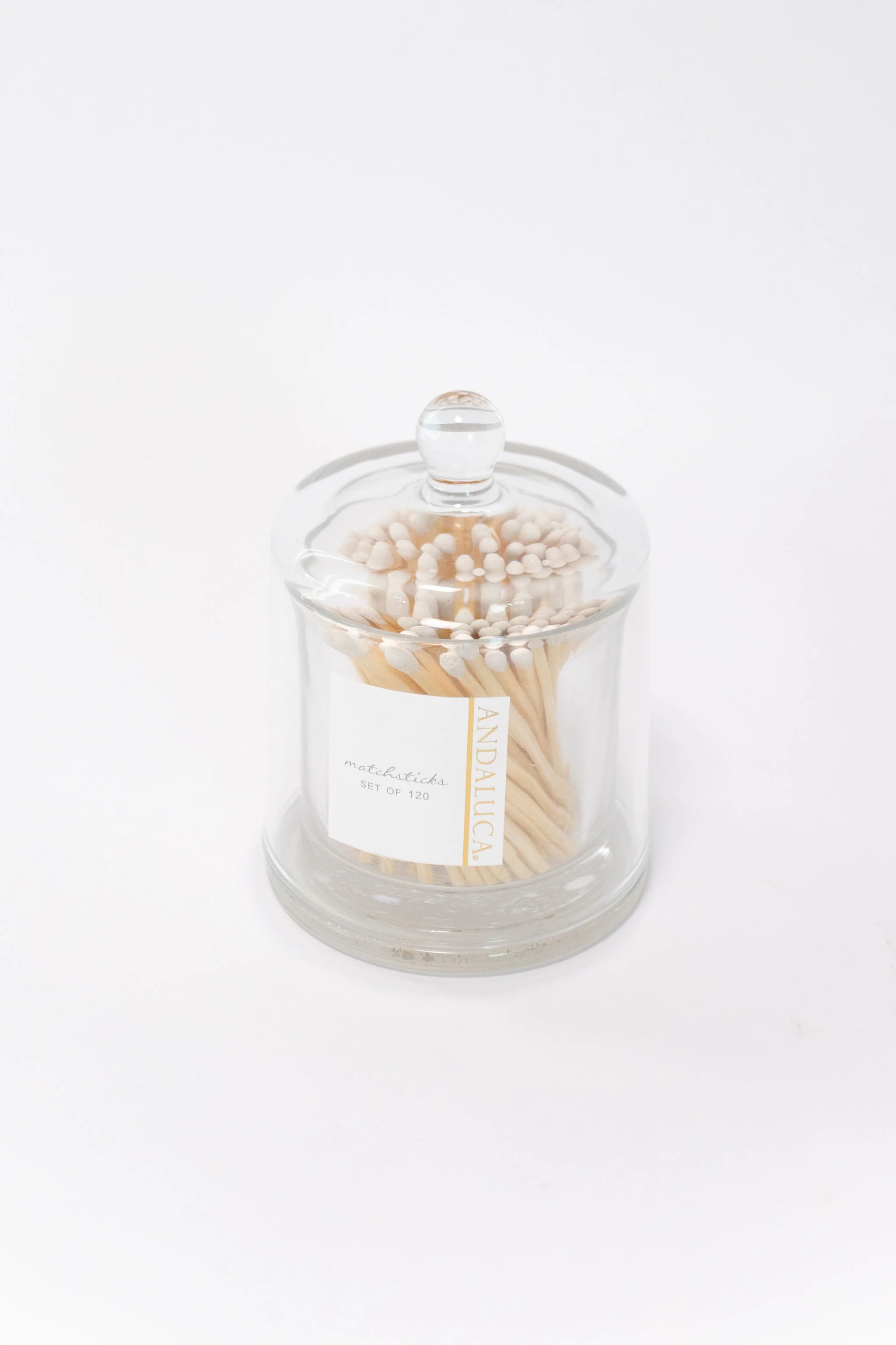 Glass Cloche with Matches - Image 5