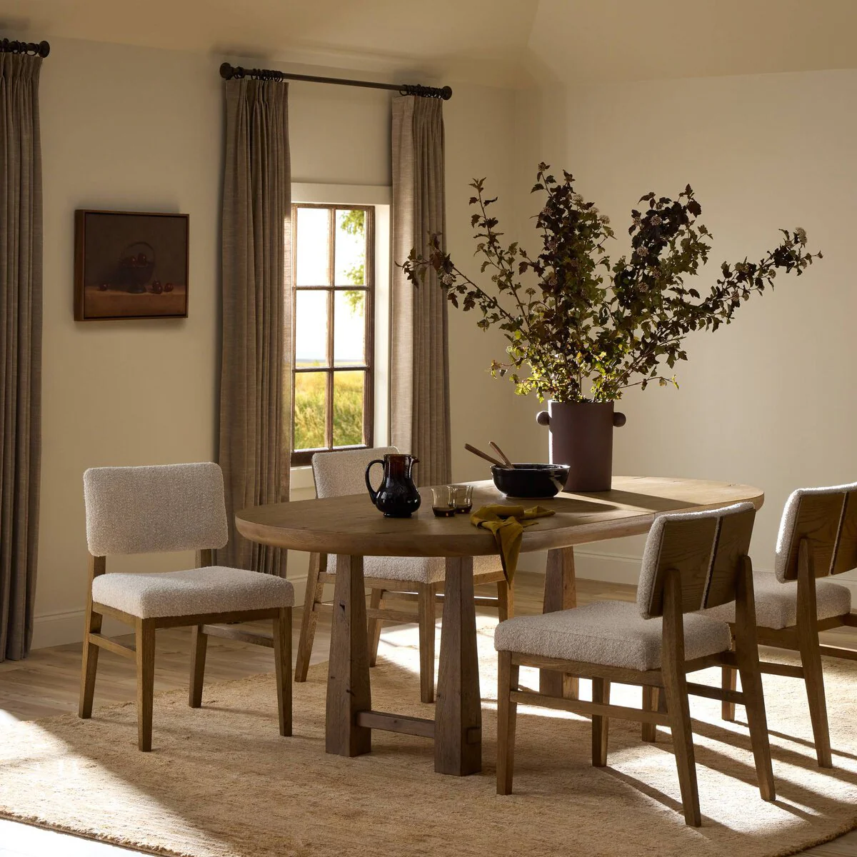 Godric Oval Extension Dining Table - Image 2