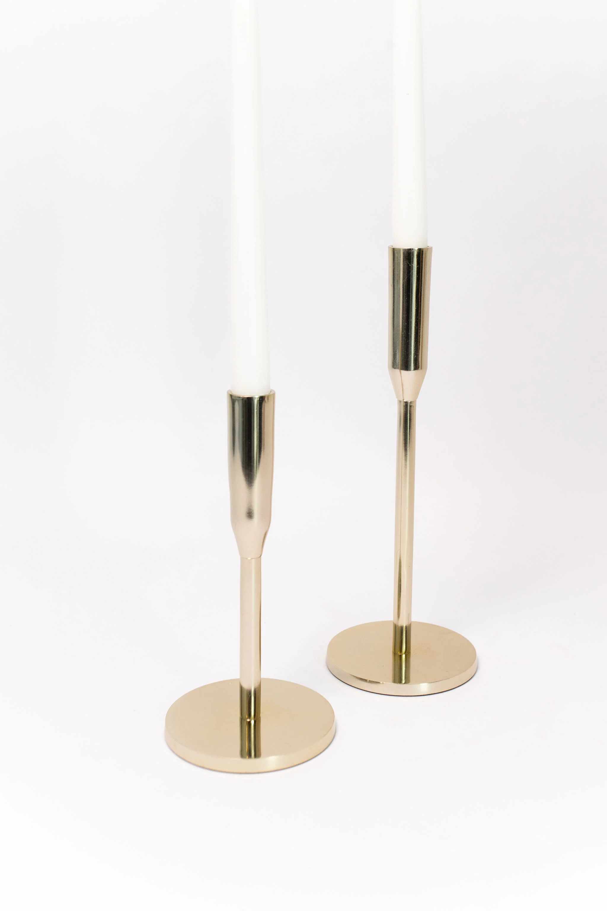 Gold Taper Holders - Set of 2 - Image 5
