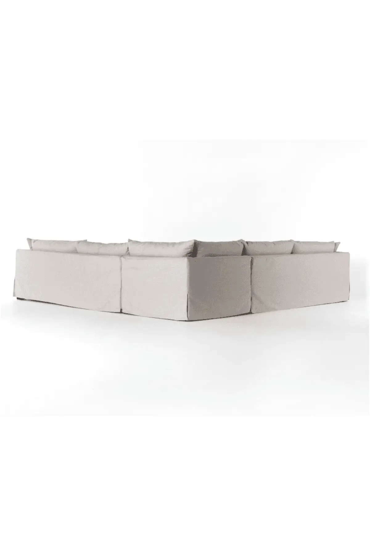 Habitat Slipcover 3-Piece Sectional - Moon - 2 Sizes - Image 9