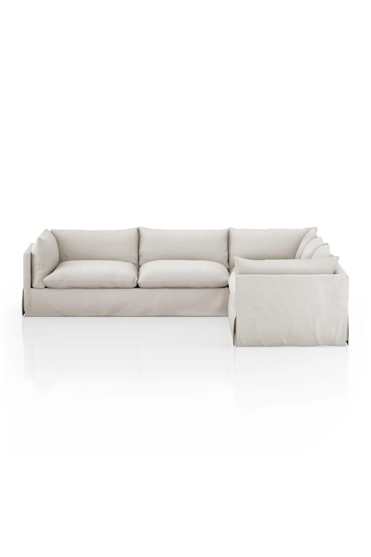 Habitat Slipcover 3-Piece Sectional - Nimbus - 2 Sizes - Image 6