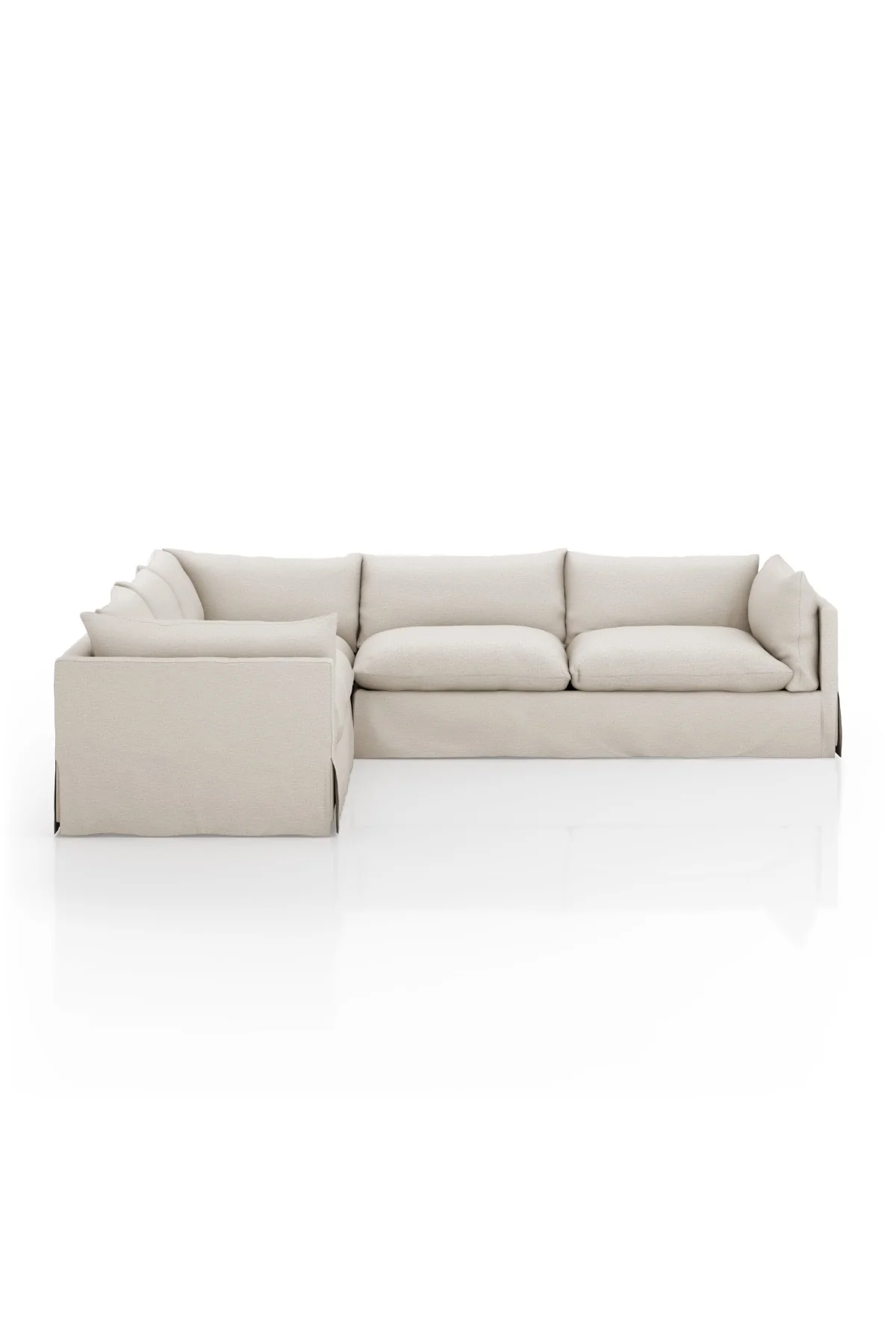 Habitat Slipcover 3-Piece Sectional - Nimbus - 2 Sizes - Image 7
