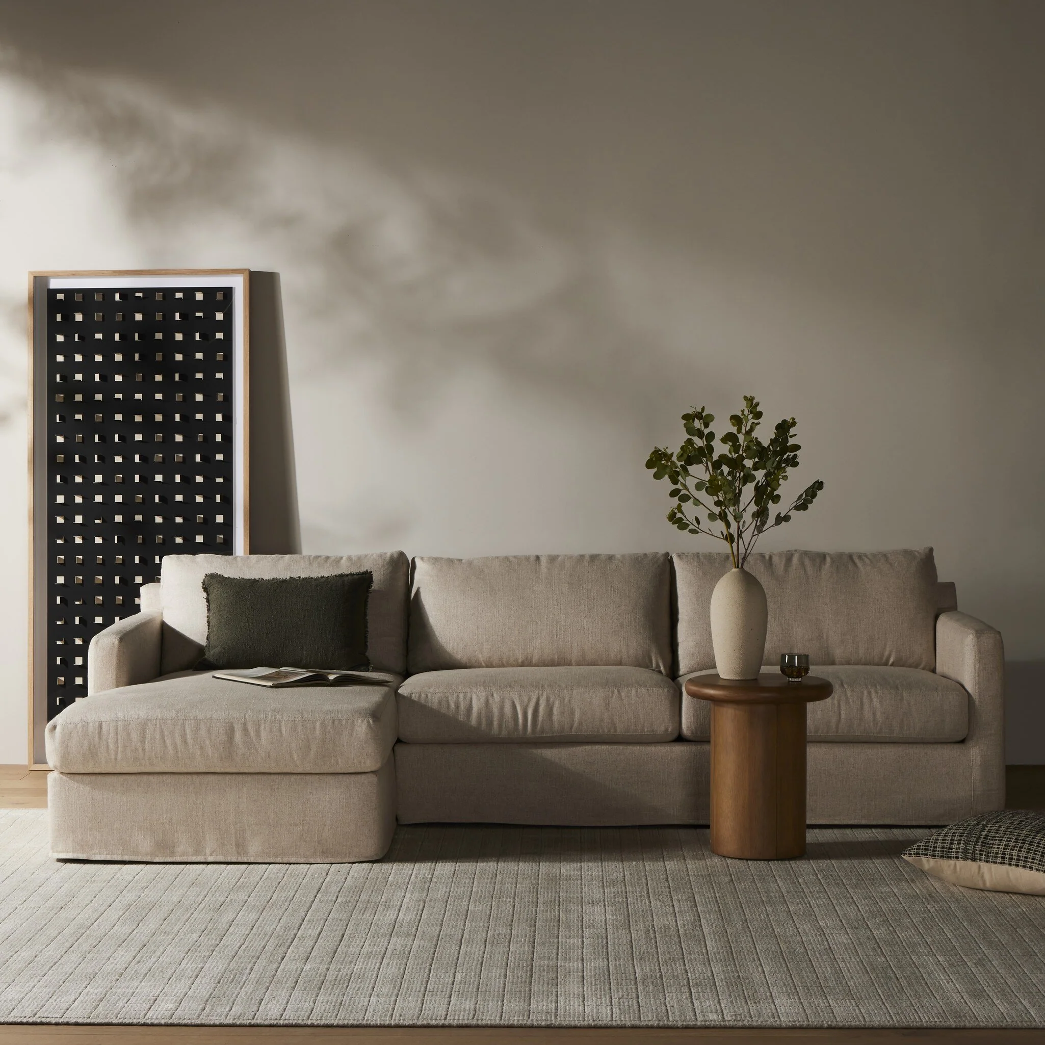 Hampton 2-Piece Slipcover Sectional - Image 2