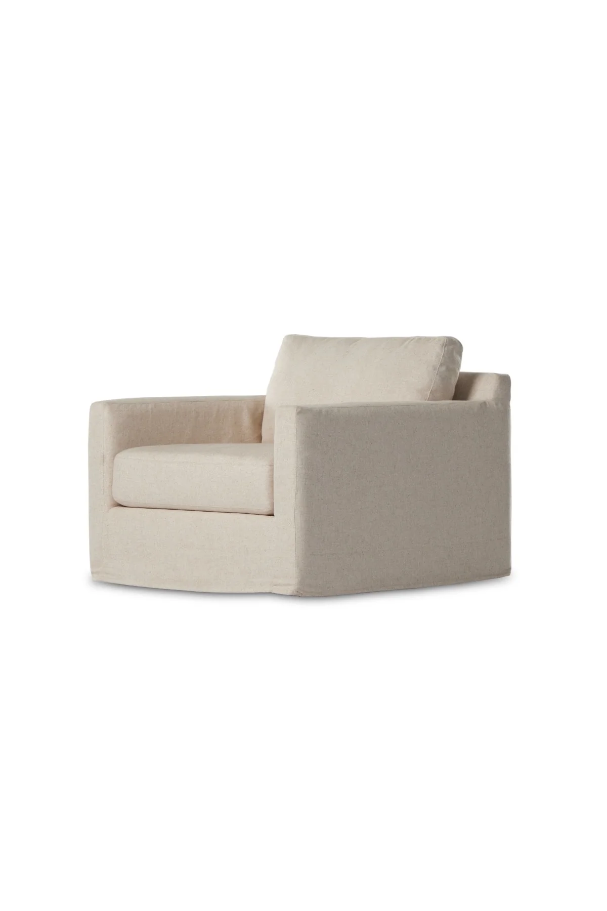 Hampton Slipcover Swivel Chair - Image 3