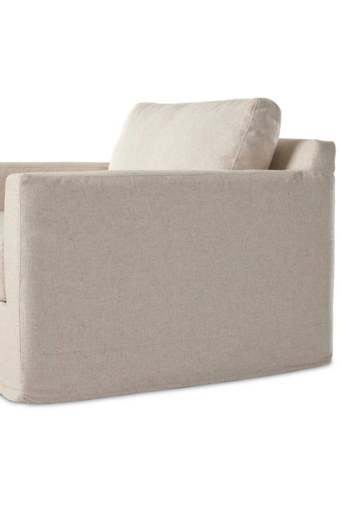 Hampton Slipcover Swivel Chair - Image 7