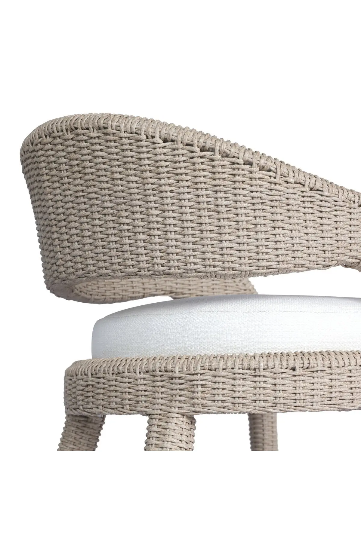 Hawkins Outdoor Dining Chair - White - Image 10