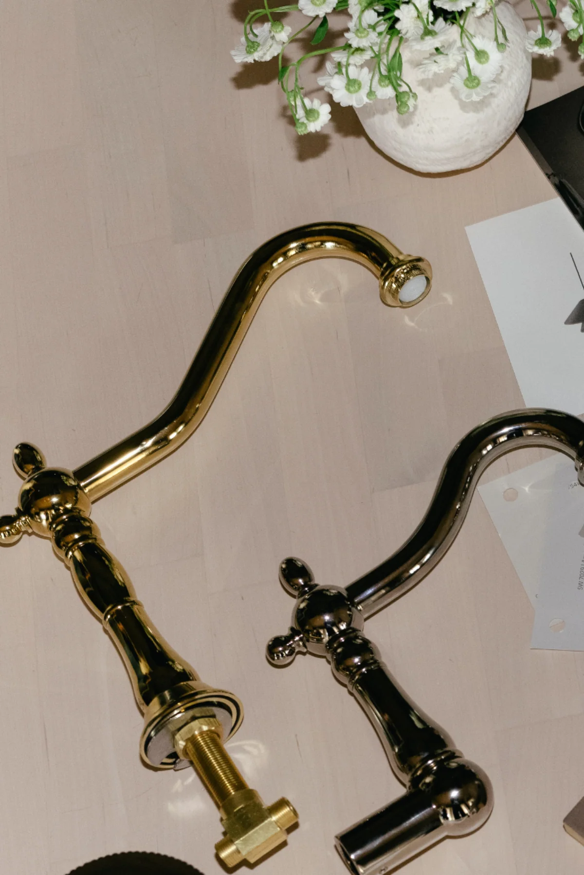 Heritage Extra Large Bathroom Faucet with Cross Handles - Image 6