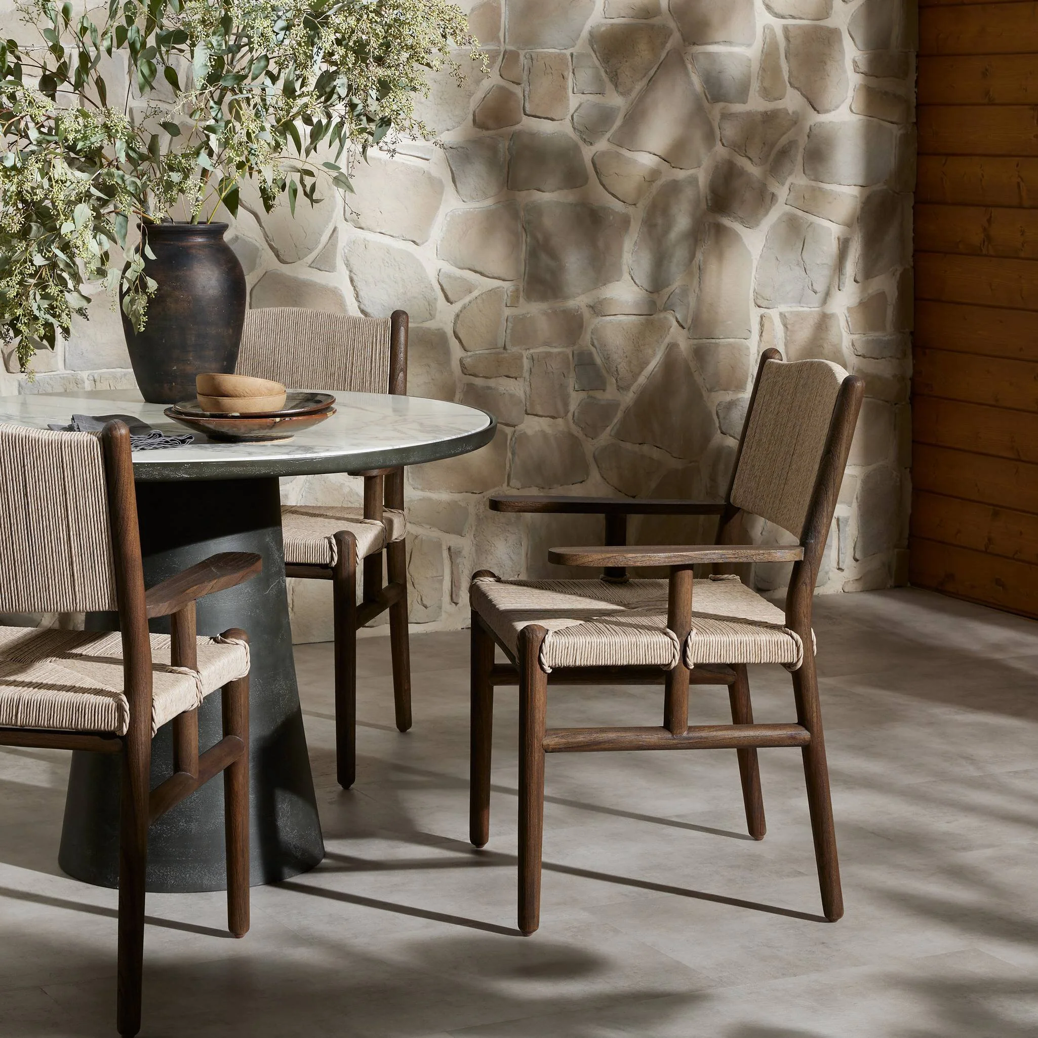 Herrin Outdoor Dining Armchair - Image 2