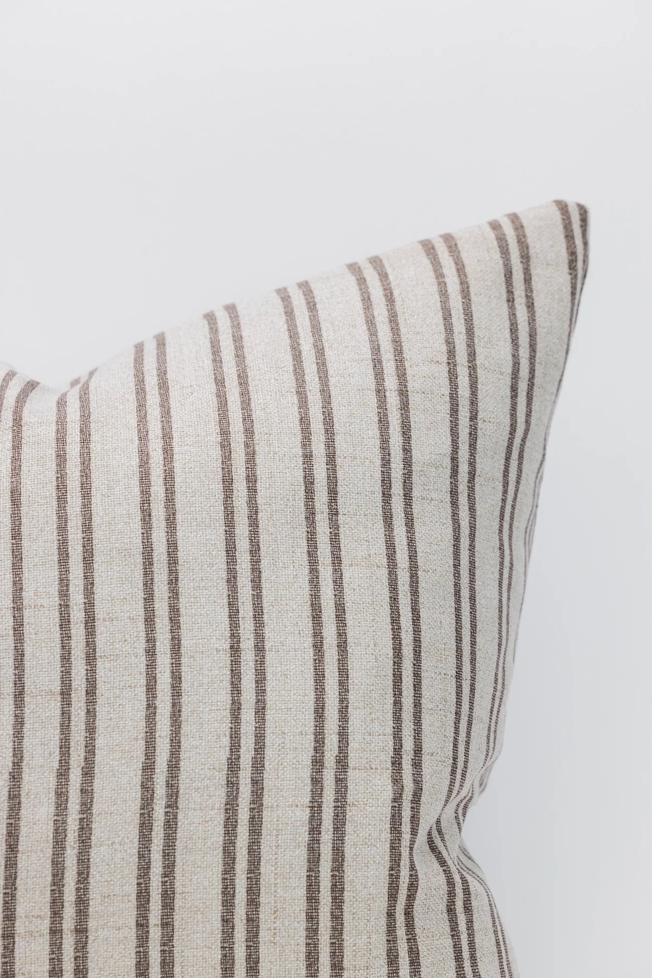 Hexley Striped Pillow - Brown - 18"x18" - Image 4