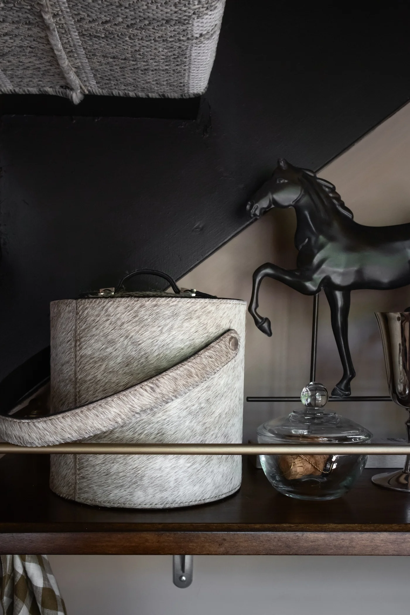 Hide Leather Insulated Ice Bucket - Image 5