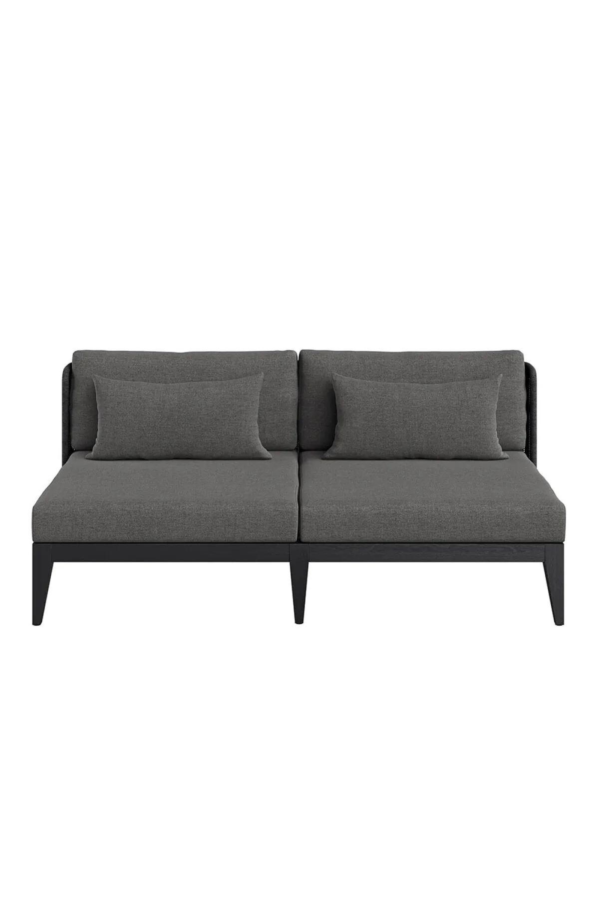 Ibiza 2 Seater Sofa - Charcoal