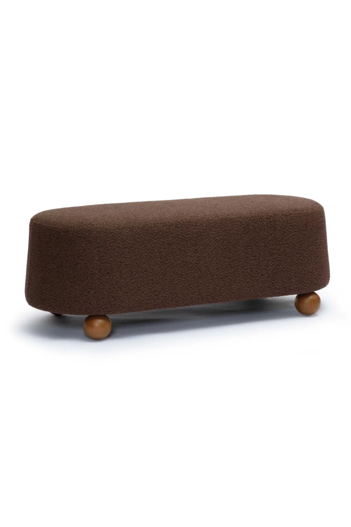 Jaine Boucle Large Ottoman - Image 3