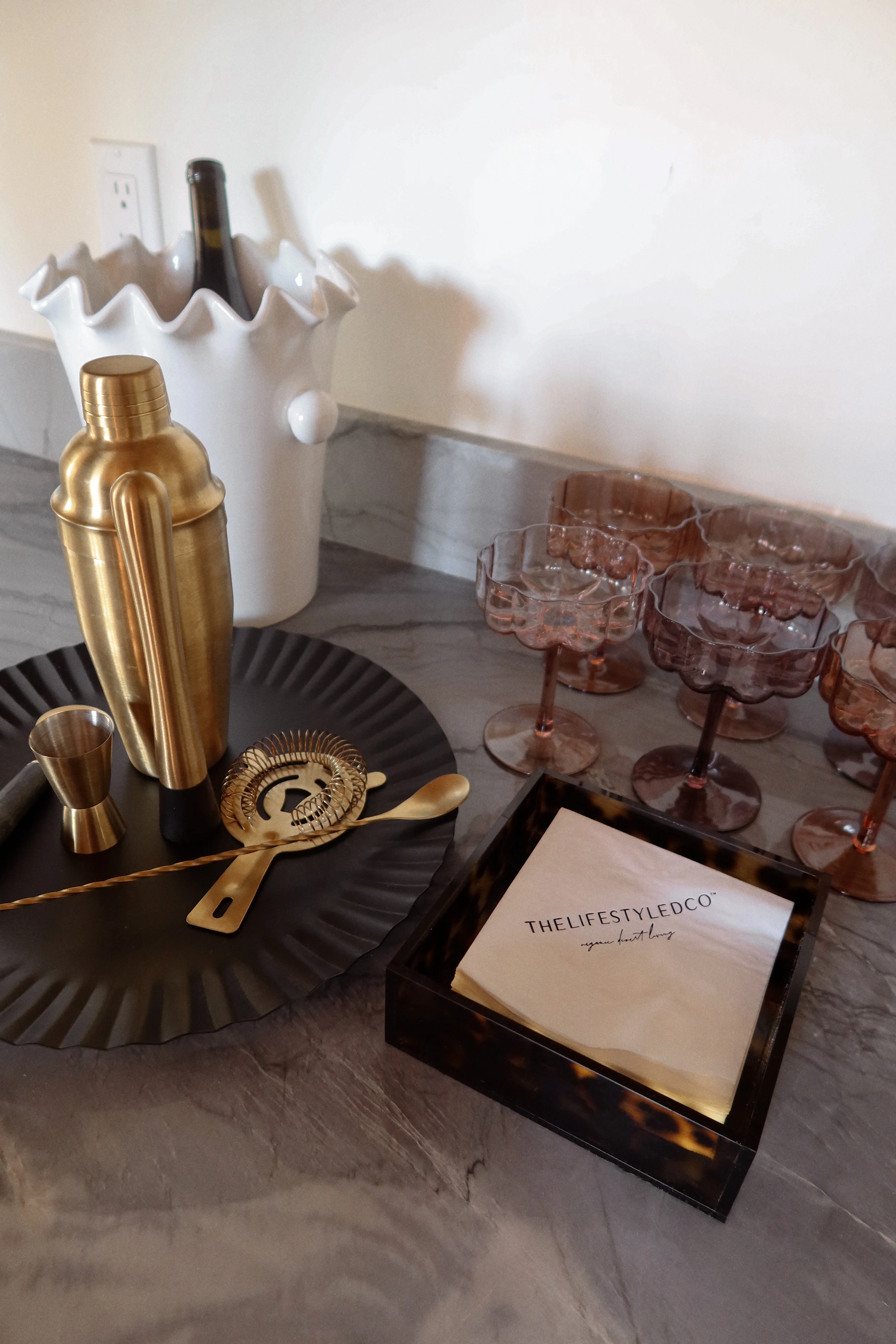 Jora Cocktail Napkin Holder - Image 2
