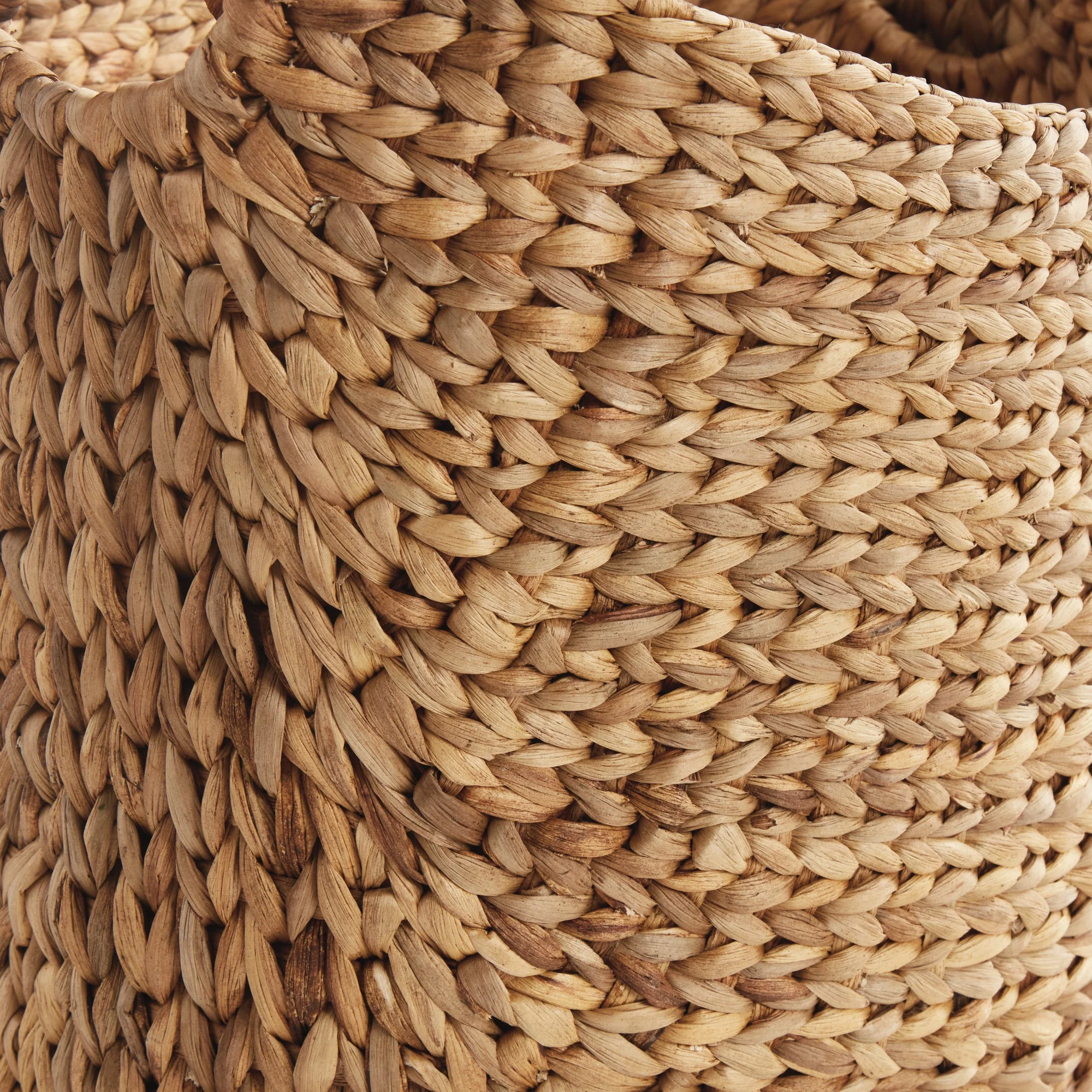 Josette Water Hyacinth Baskets - Set of 2 - Image 4