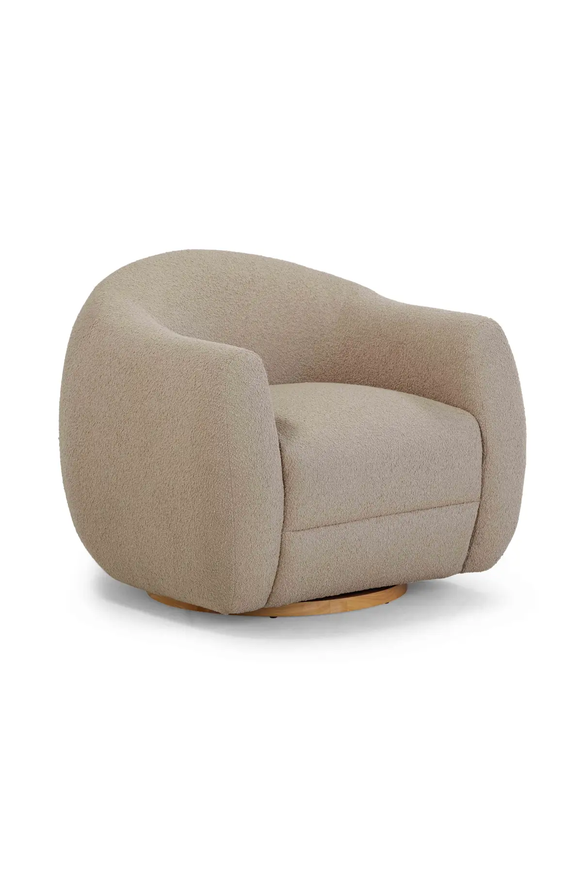Judy Boucle Swivel Chair - Image 3