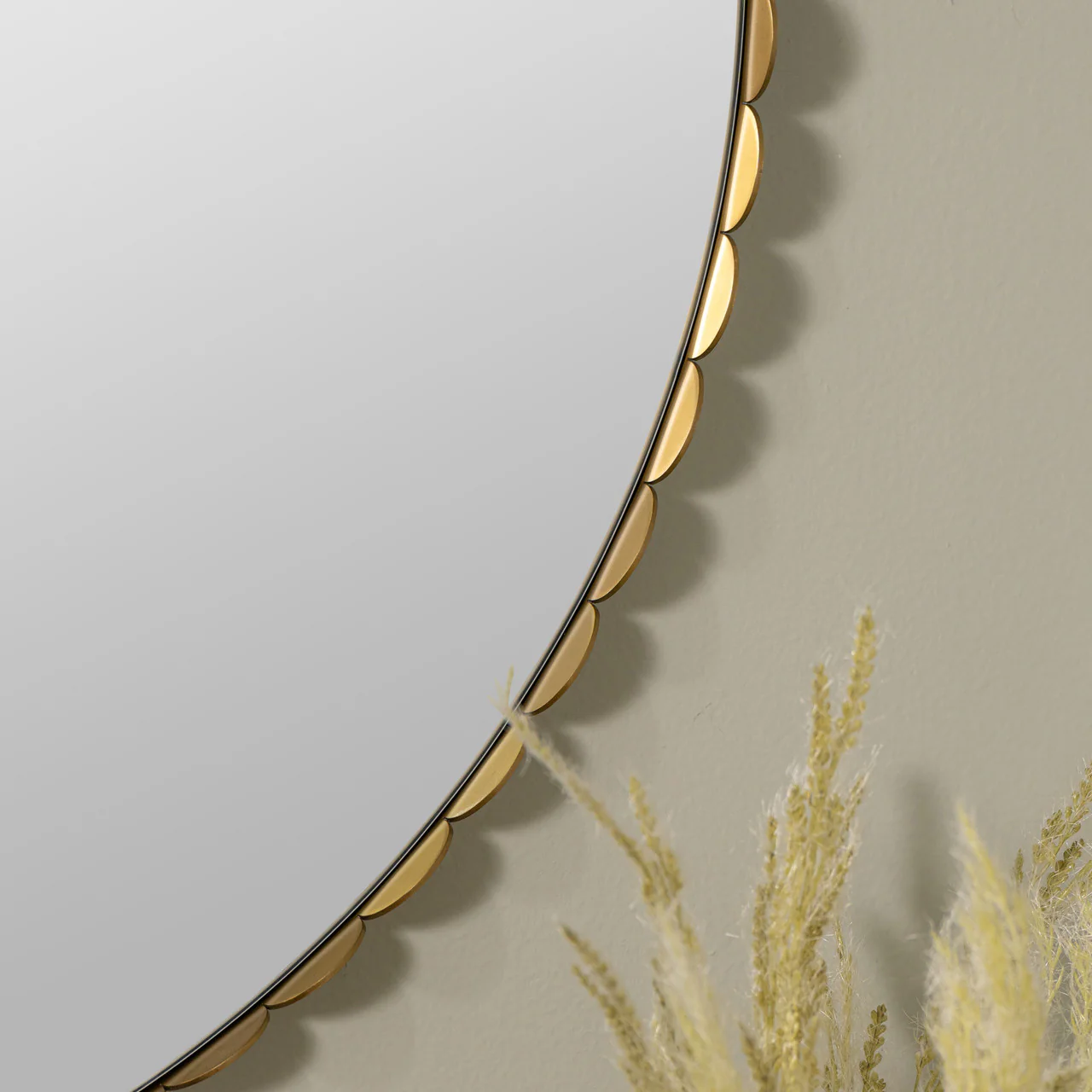 Jules Round Gold Wall Mirror - Image 9