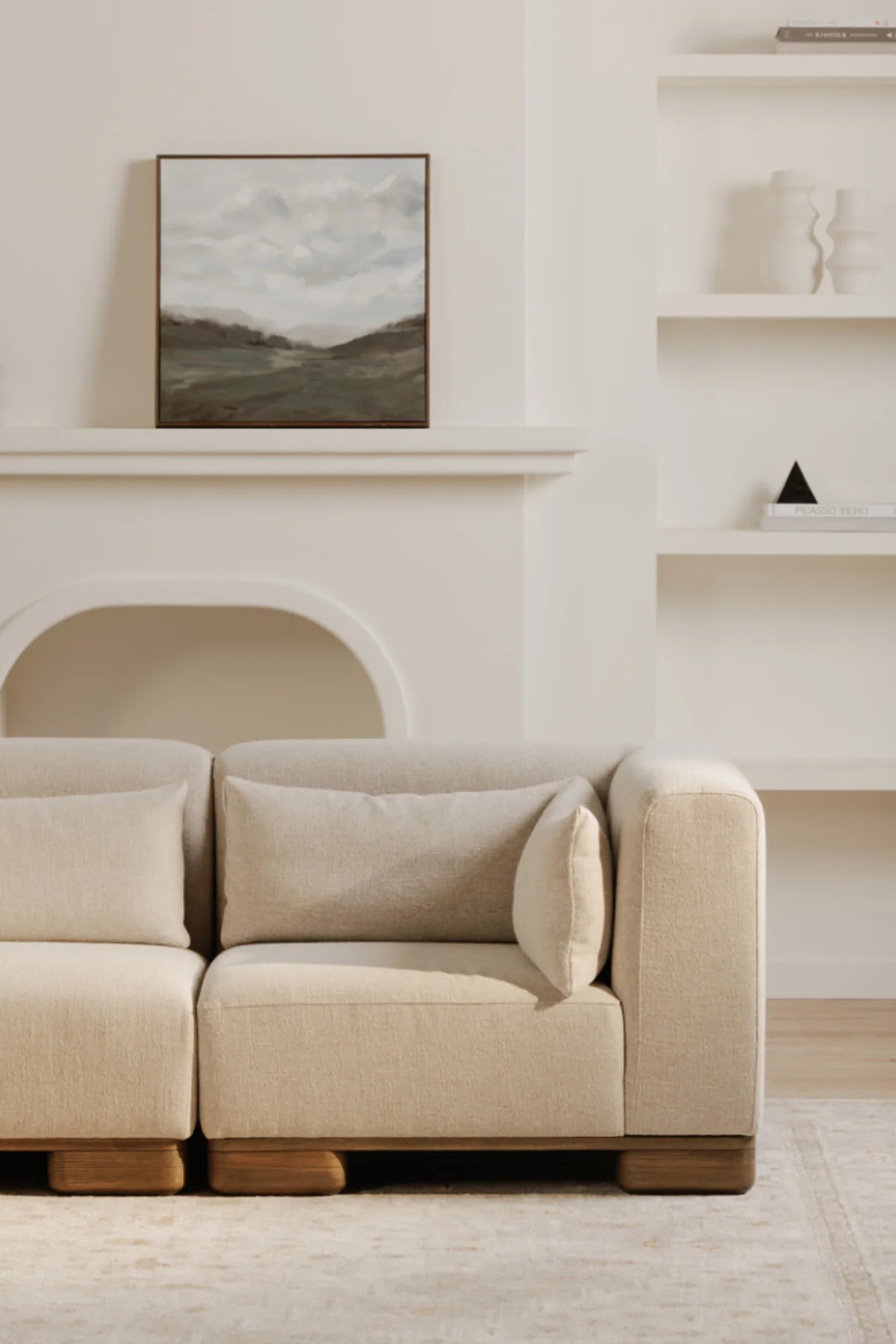 June Corner Chair - Oatmeal - Image 2
