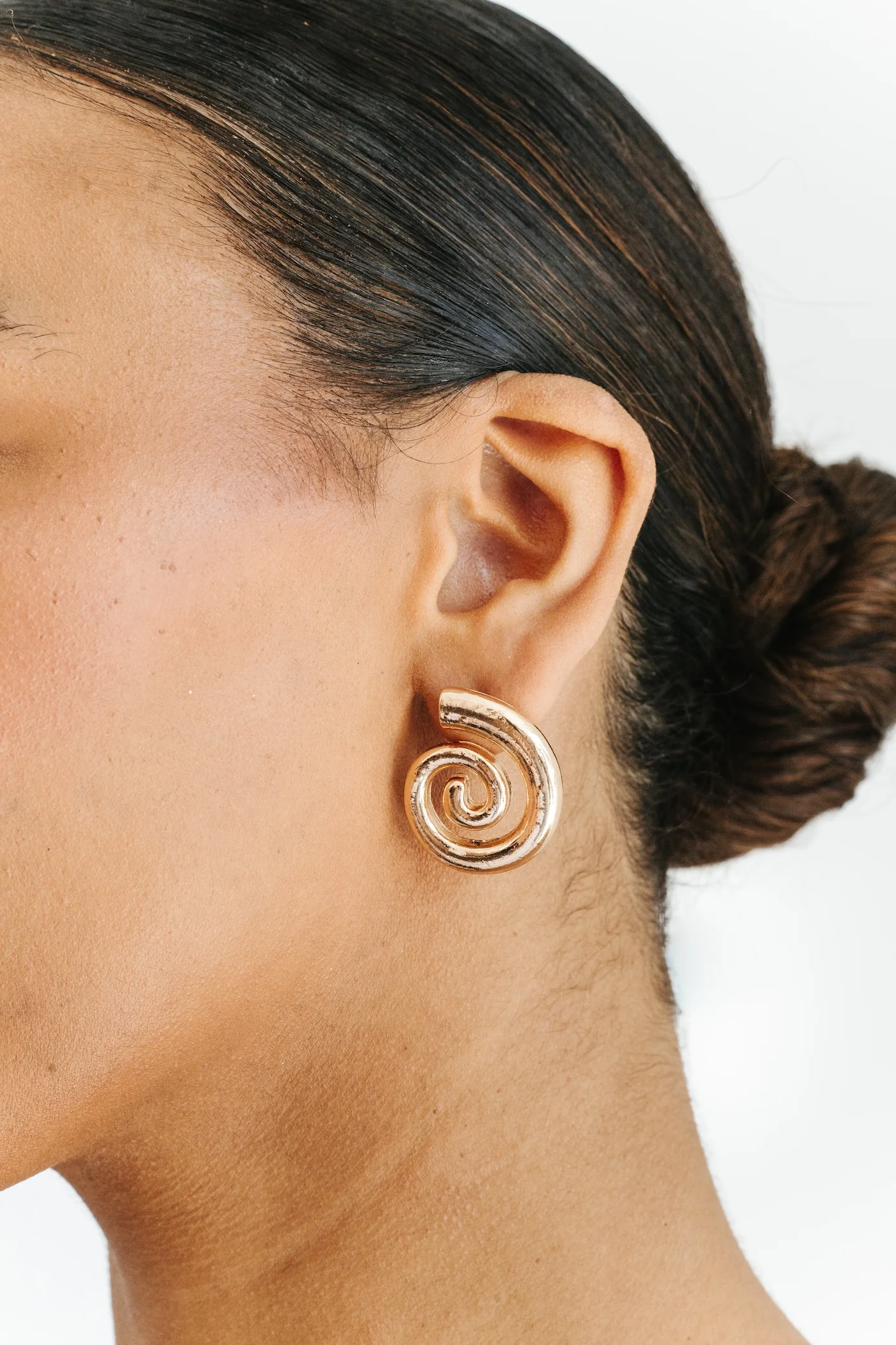 Kaleen Spiral Earring - Gold - Image 4