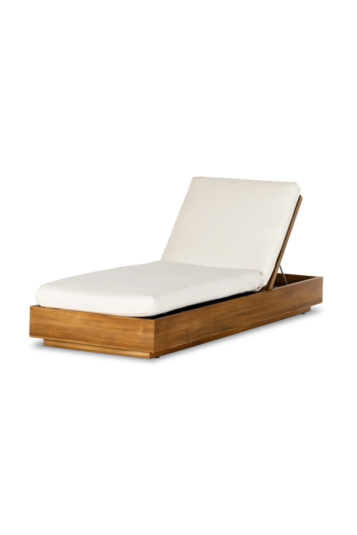 Kinta Outdoor Chaise Lounge - Cream