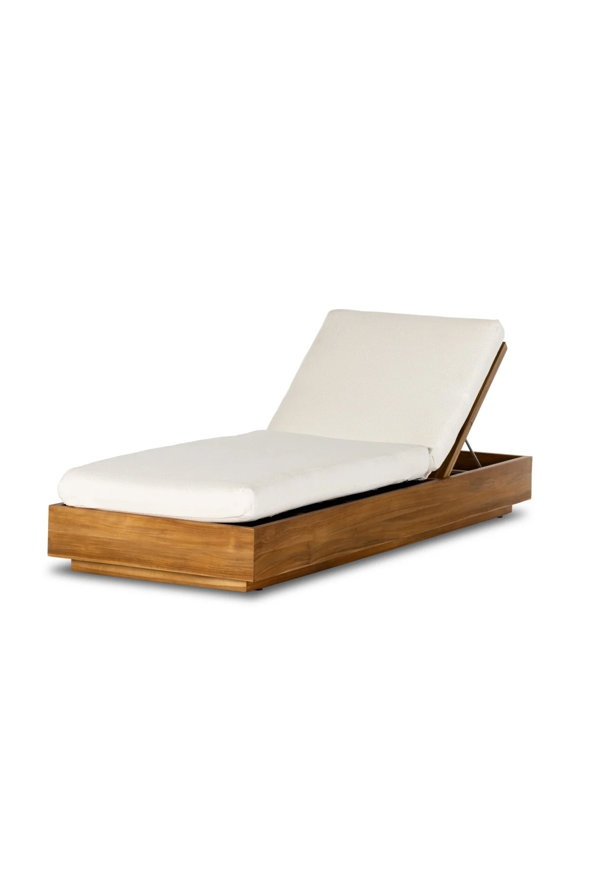 Kinta Outdoor Chaise Lounge - Cream - Image 6