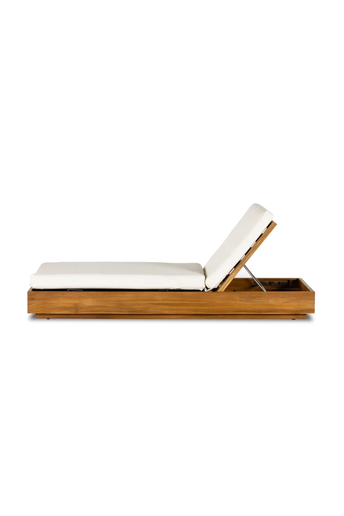 Kinta Outdoor Chaise Lounge - Cream - Image 8