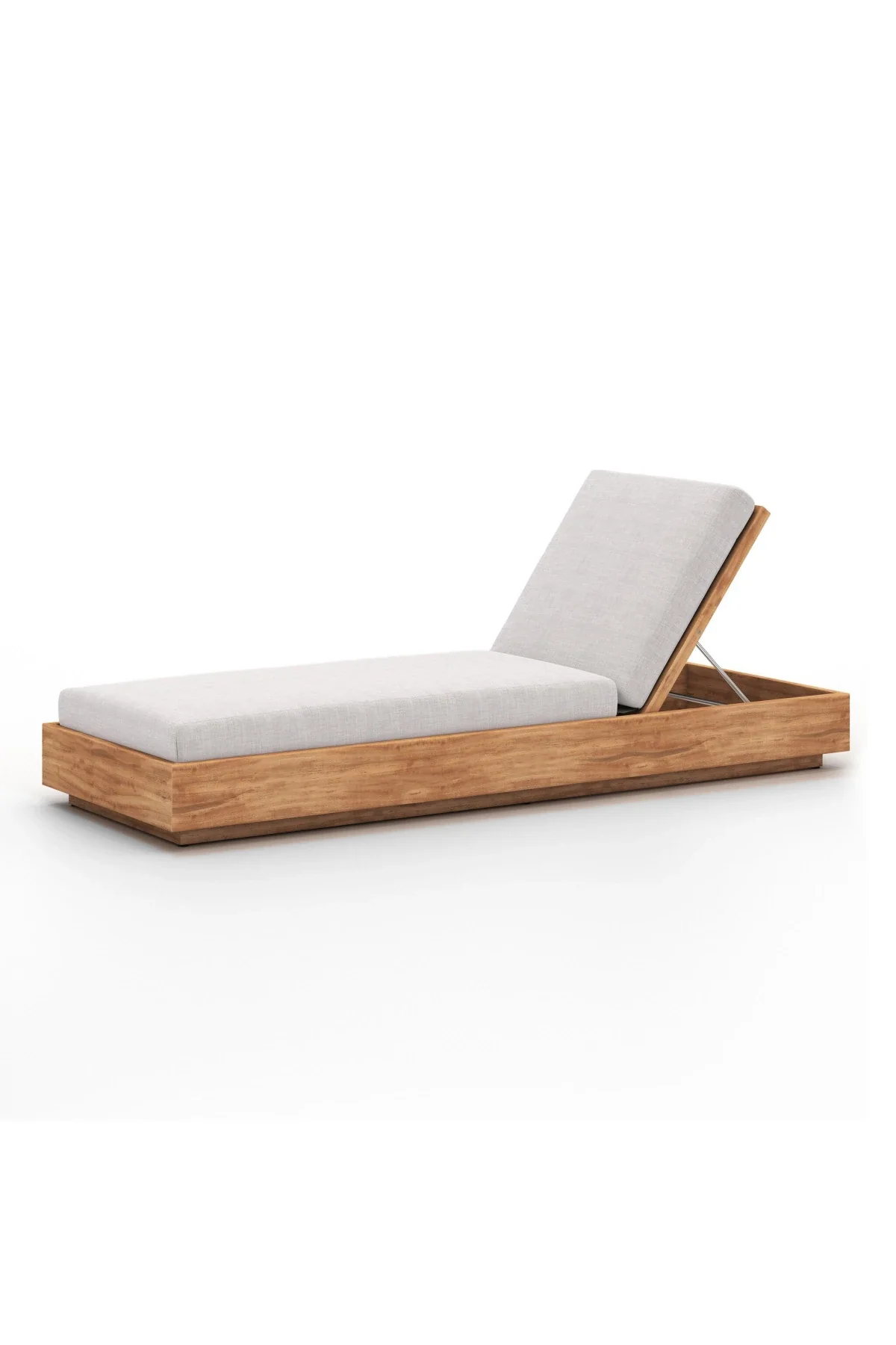 Kinta Outdoor Chaise Lounge - Stone - Image 3