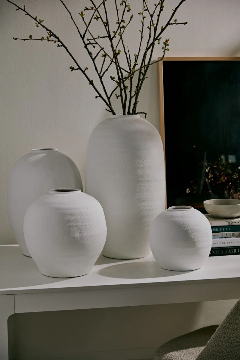 Konos Vase - White - 3 Sizes - Image 2