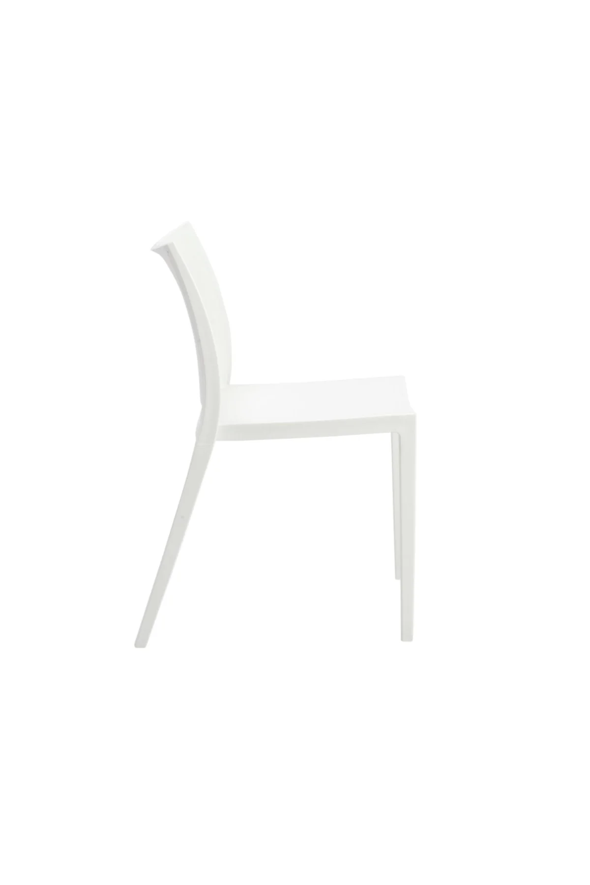 Leslie Stacking Chair - White - Set of 2 - Image 3